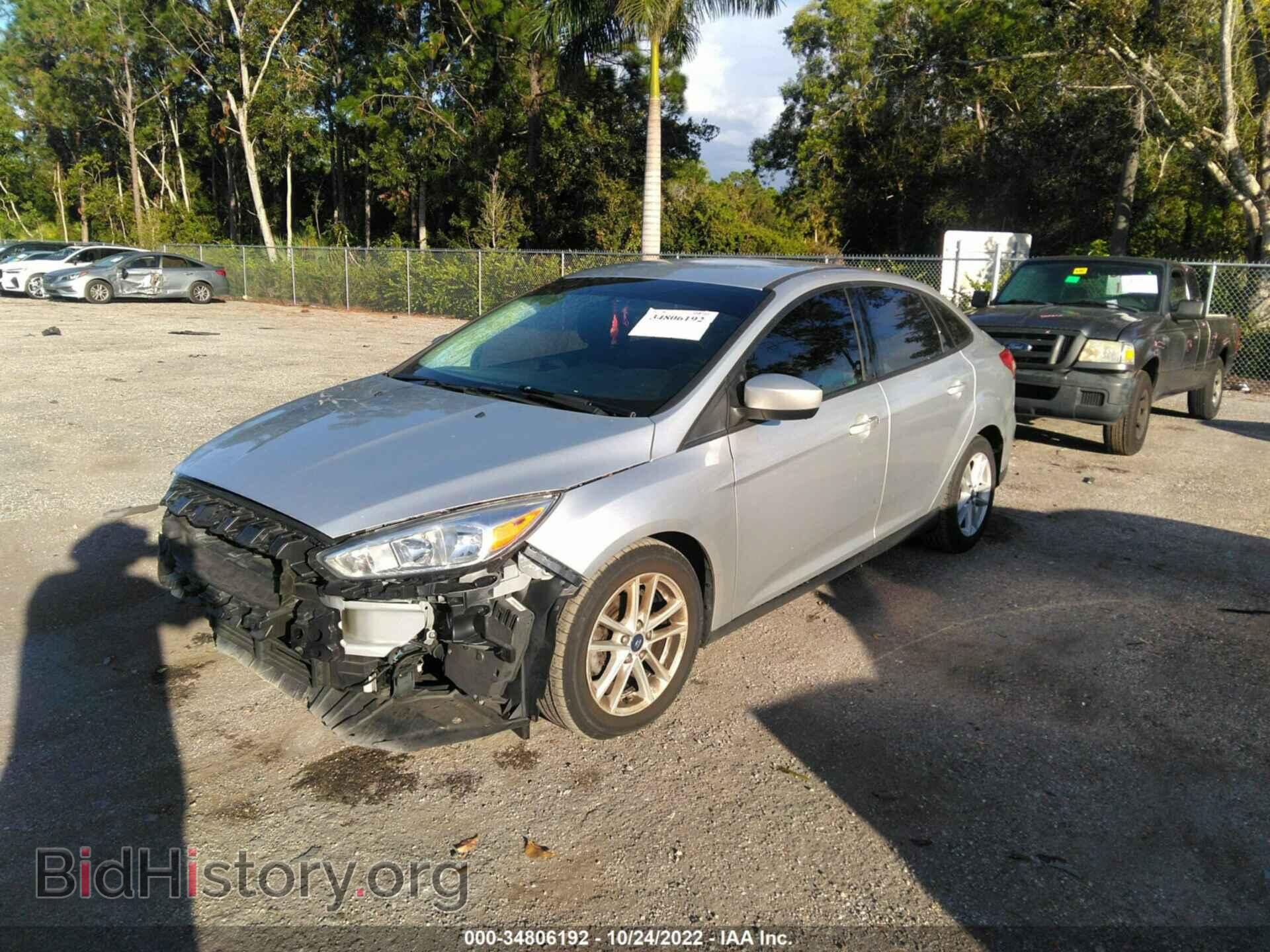 2018 FORD FOCUS - VIN: 1FADP3F22JL280484 - Фото 2