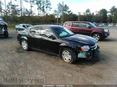 2014 Dodge AVENGER SE, черный — VIN 1C3CDZAB2EN215982, IAAI
