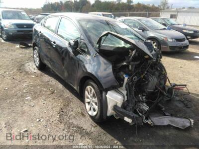2013 Kia RIO LX, black — VIN KNADM4A34D6128599, IAAI