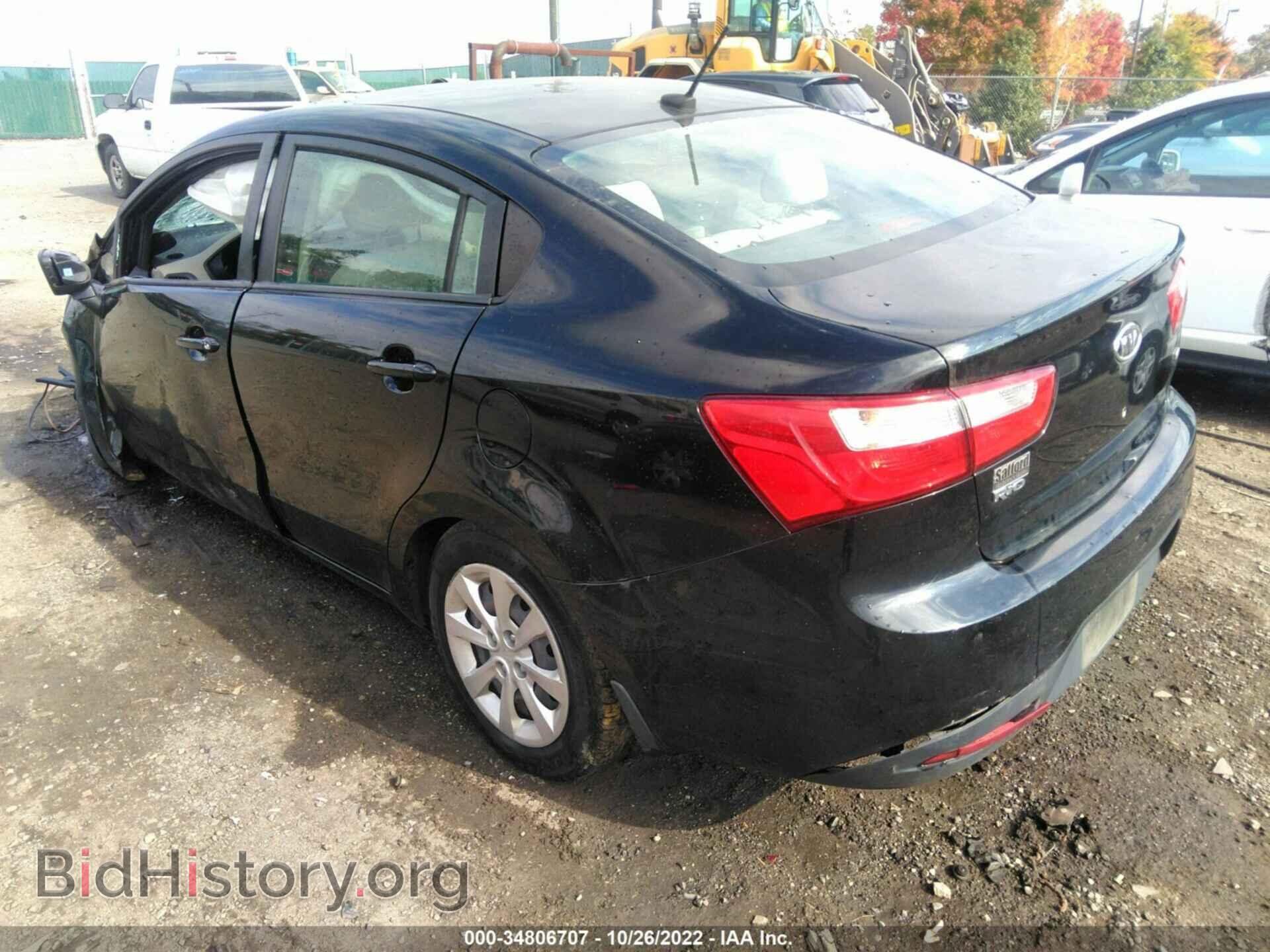 2013 KIA RIO - VIN: KNADM4A34D6128599 - Фото 3