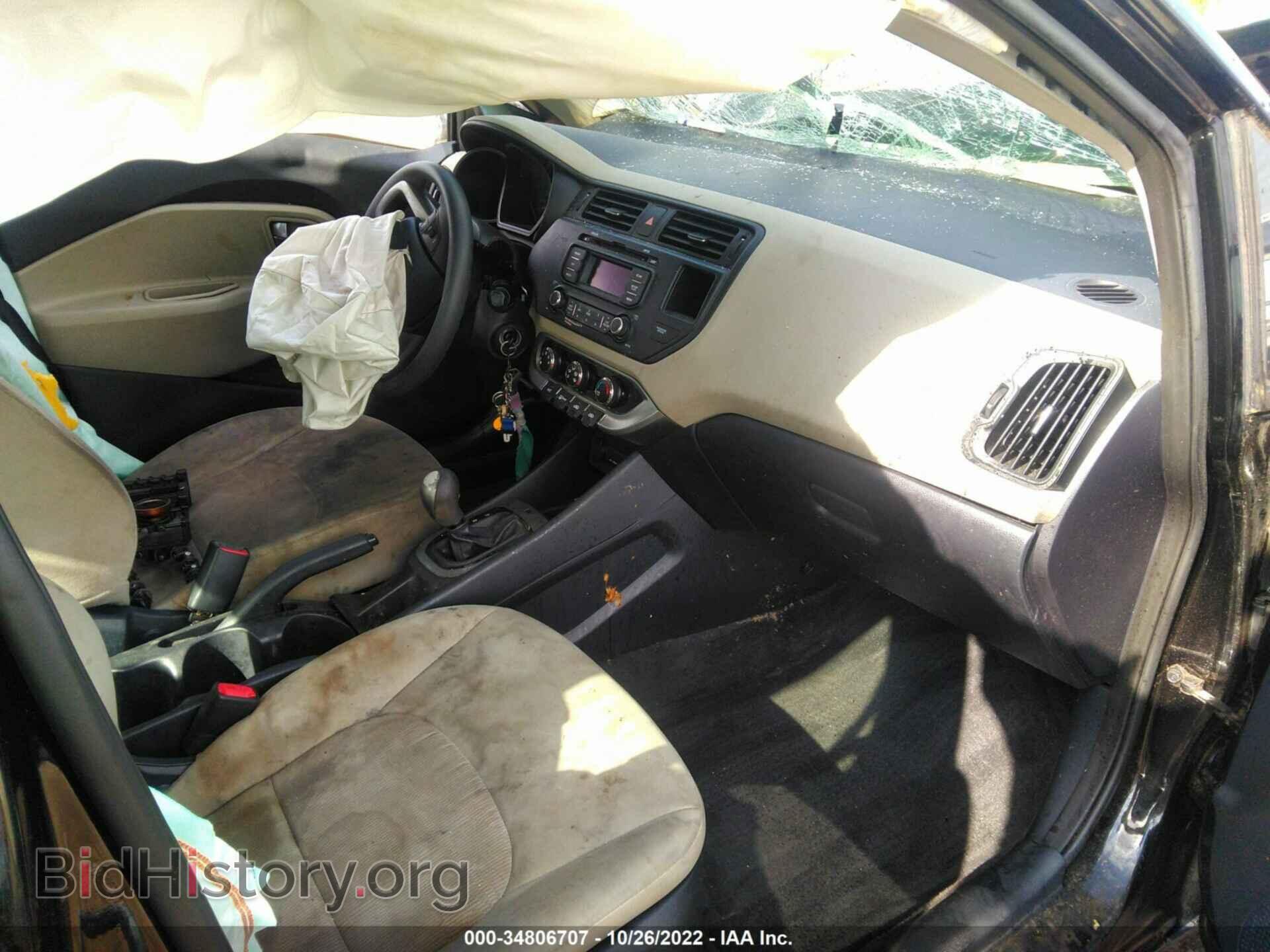 2013 KIA RIO - VIN: KNADM4A34D6128599 - Фото 5