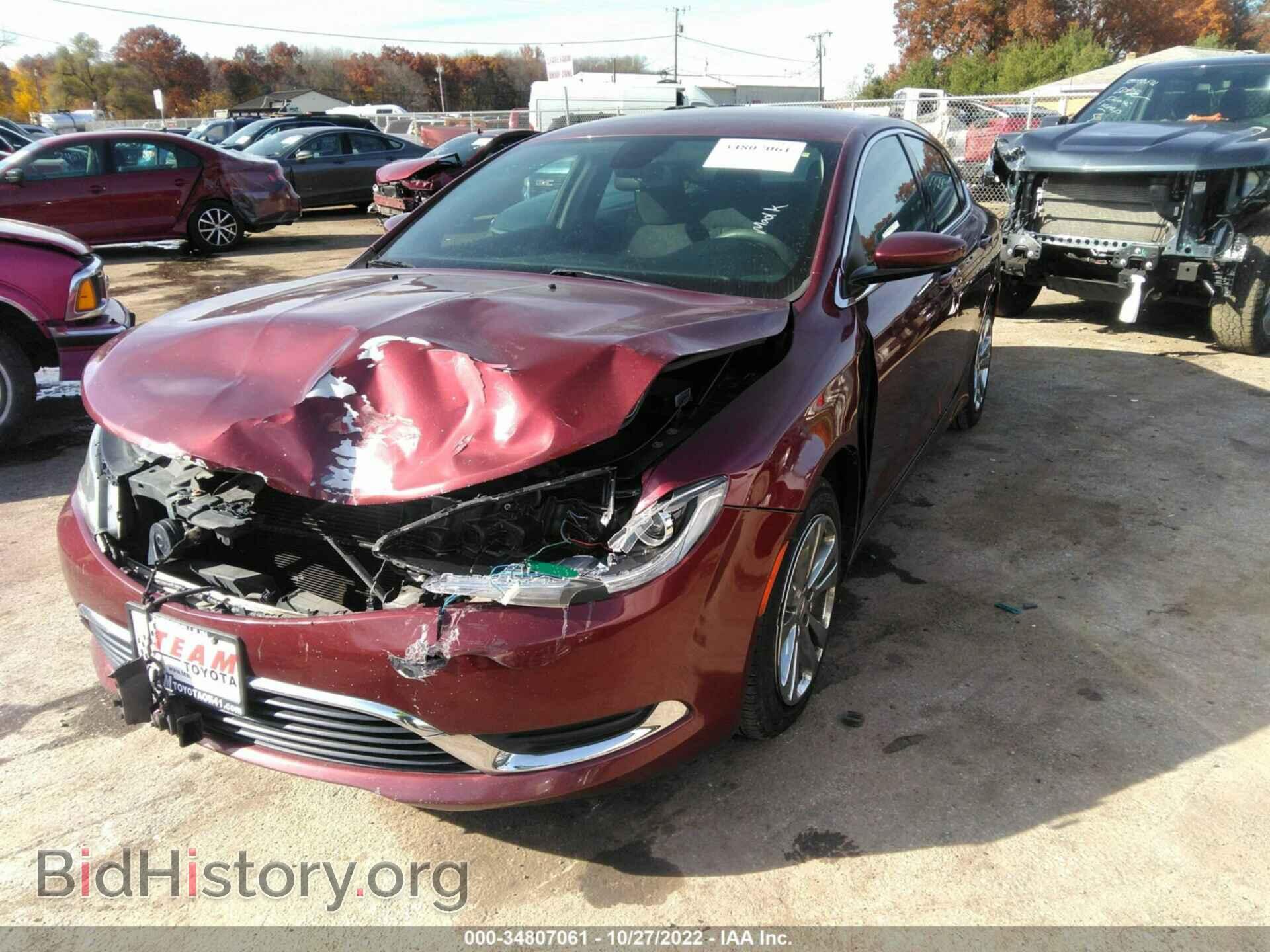 2015 CHRYSLER 200 - VIN: 1C3CCCAB9FN686075 - Фото 2