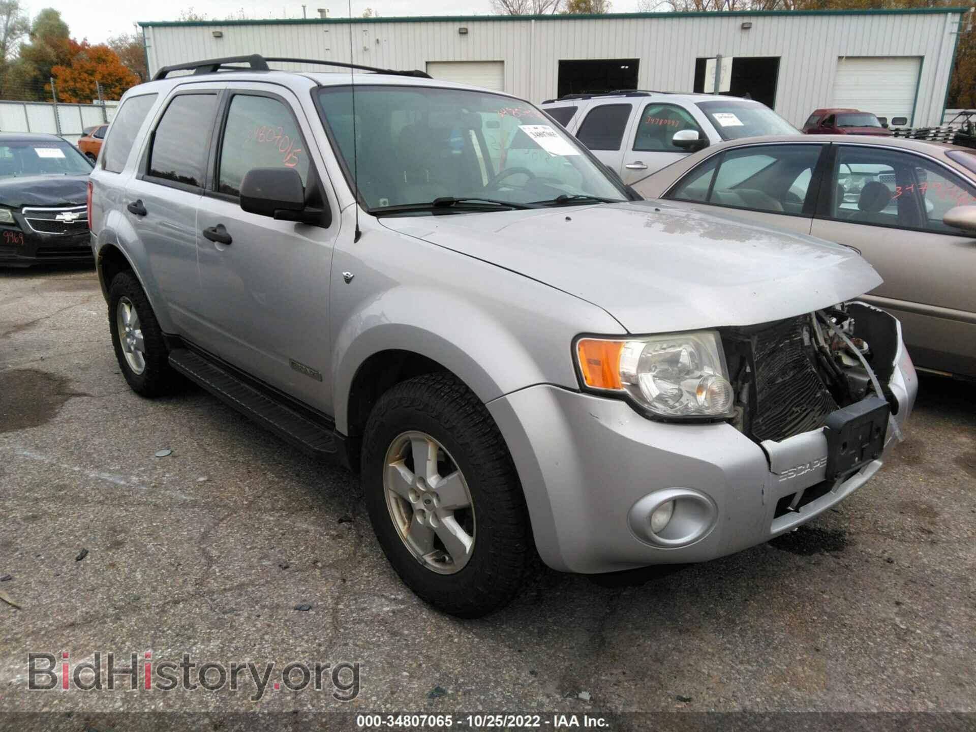 Photo 1FMCU93148KD28446 - FORD ESCAPE 2008