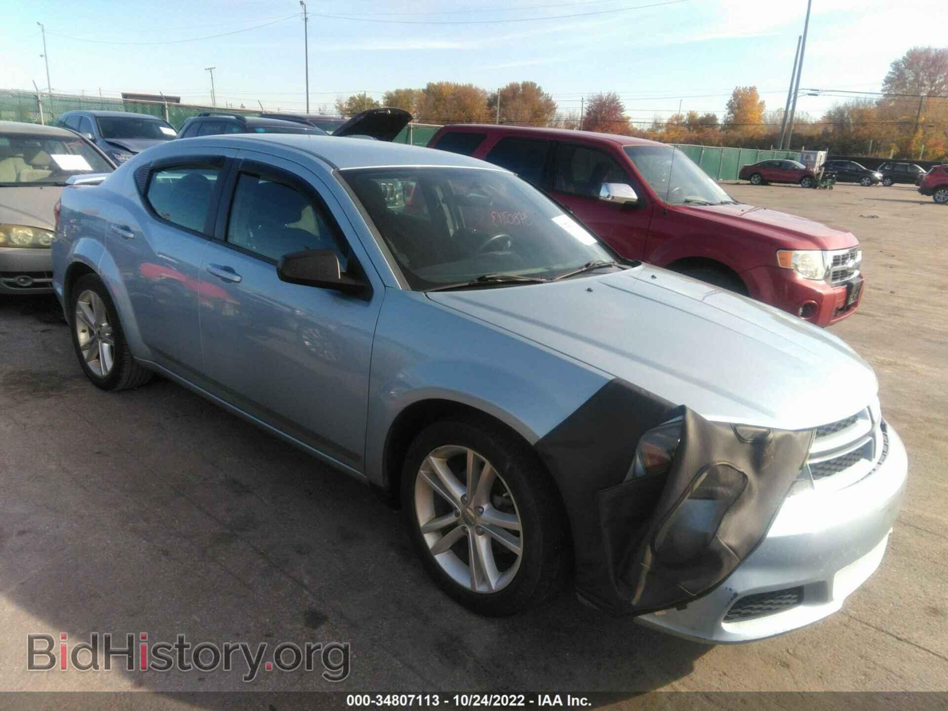 Фотография 1C3CDZAG6DN770430 - DODGE AVENGER 2013