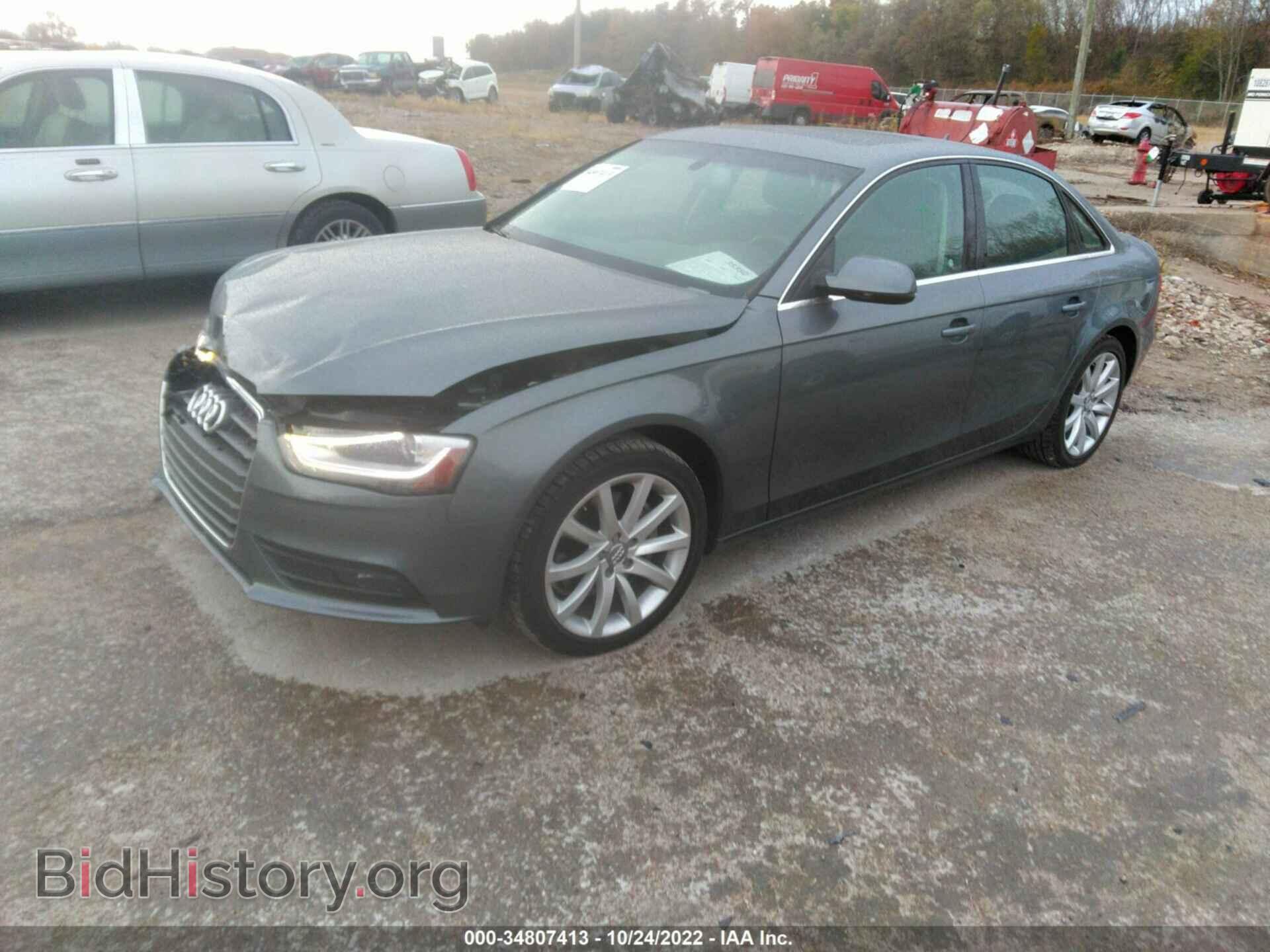 2013 AUDI A4 - VIN: WAUFFAFL5DN013607 - Фото 2