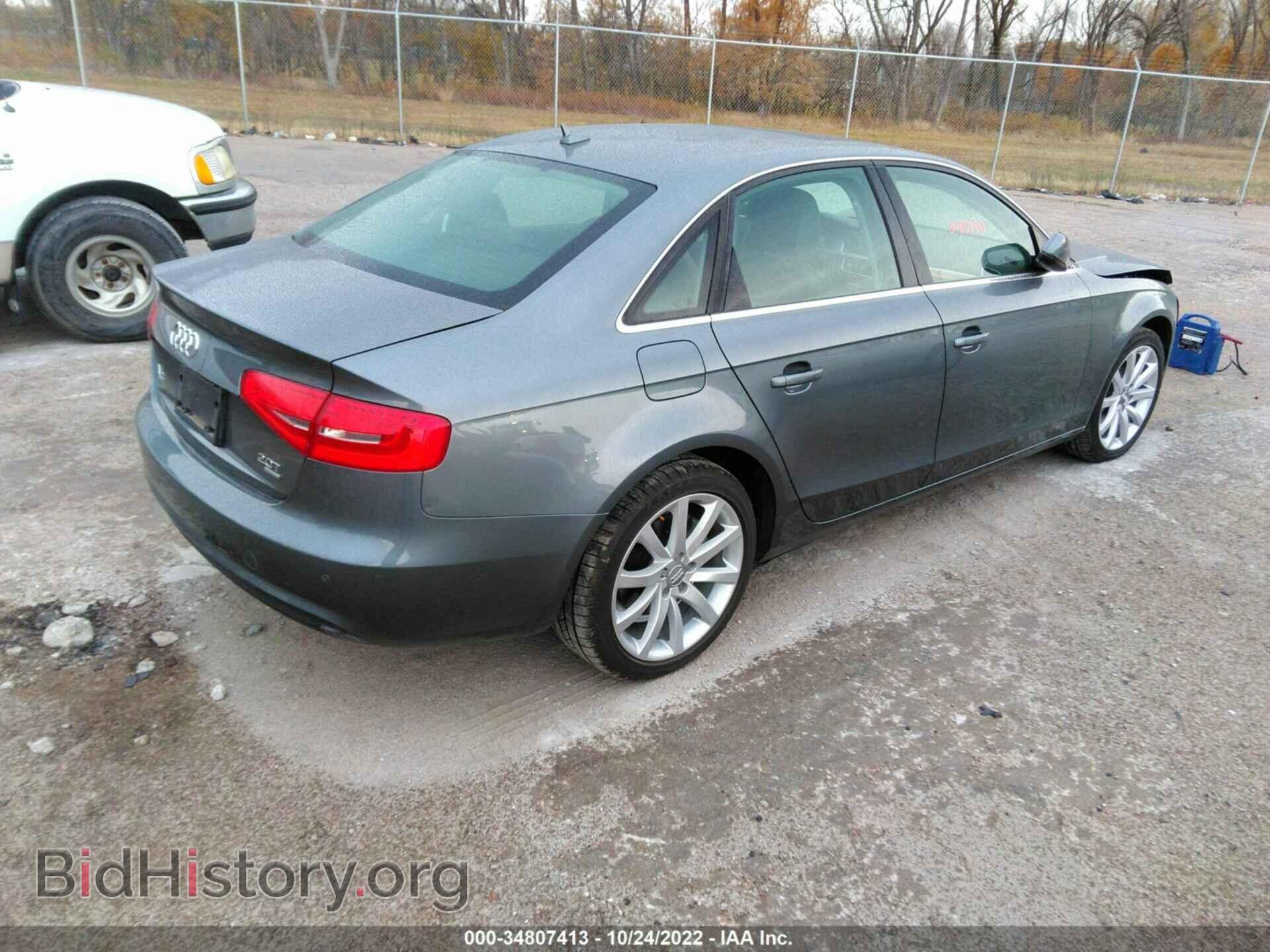 2013 AUDI A4 - VIN: WAUFFAFL5DN013607 - Фото 4