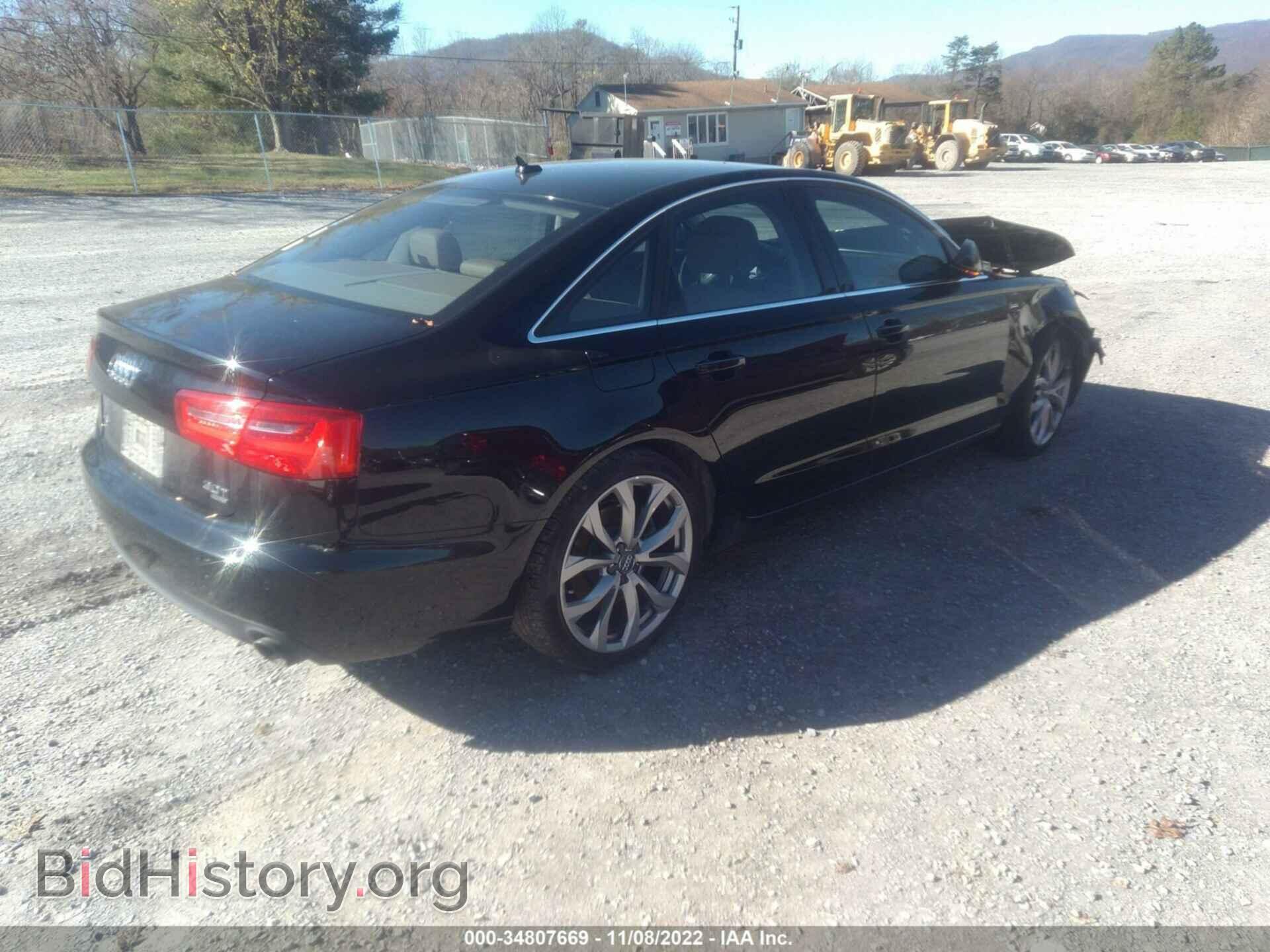 2013 AUDI A6 - VIN: WAUGGAFC2DN023156 - Фото 4
