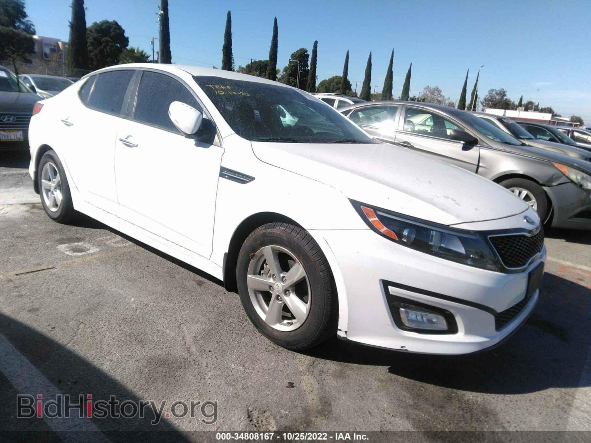Фотография 5XXGM4A77FG479224 - KIA OPTIMA 2015