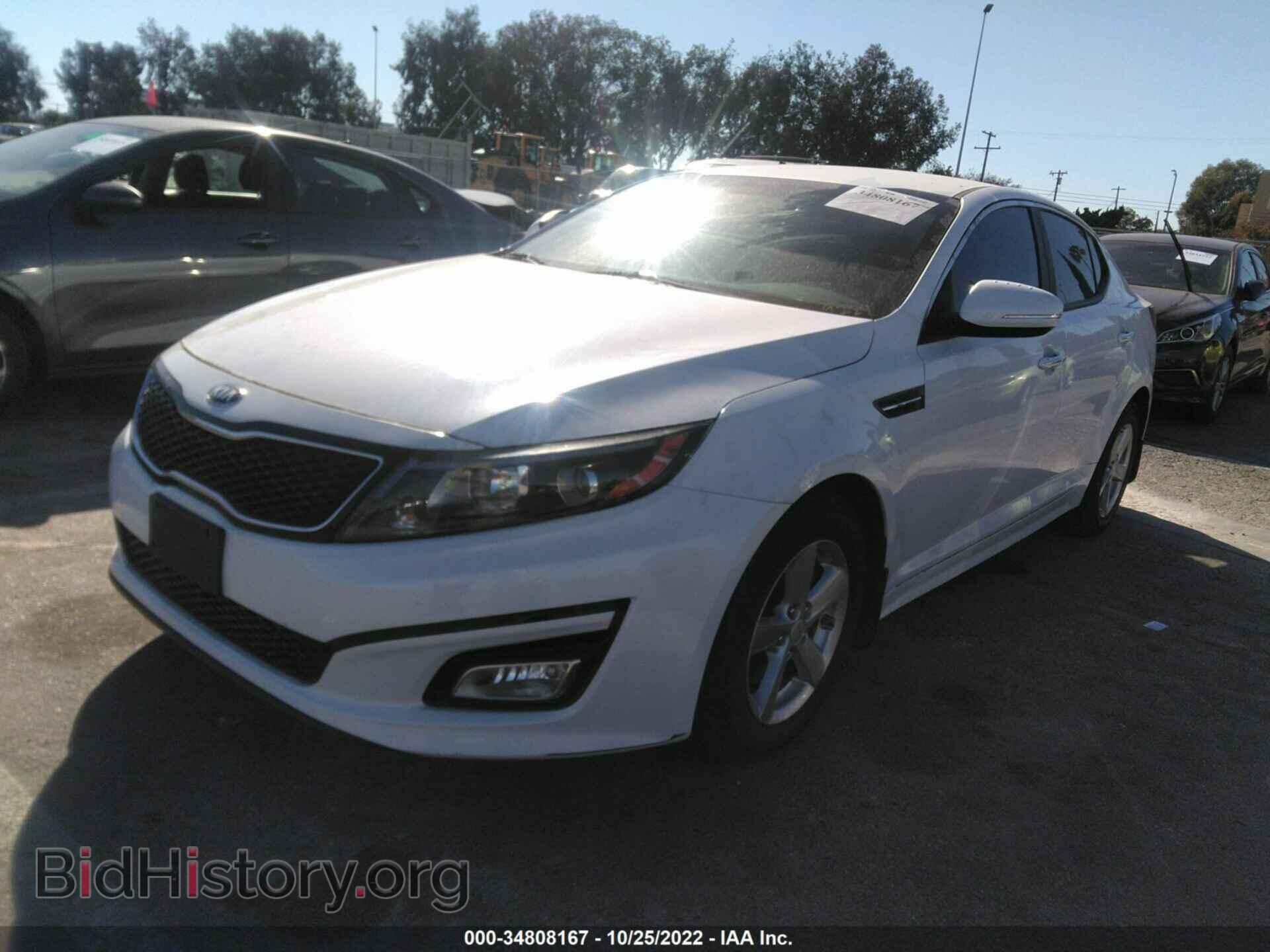 2015 KIA OPTIMA - VIN: 5XXGM4A77FG479224 - Фото 2