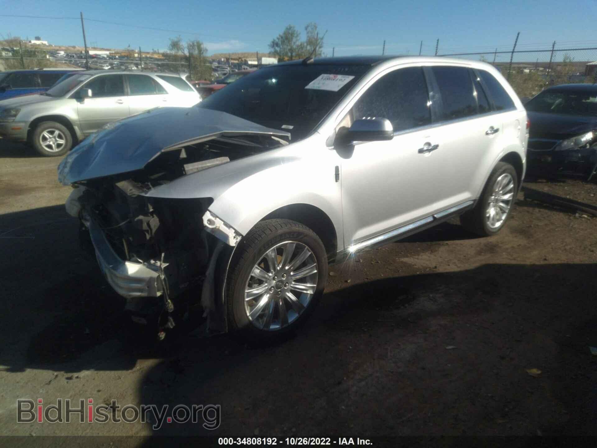 2013 LINCOLN MKX - VIN: 2LMDJ6JK8DBL21841 - Фото 2