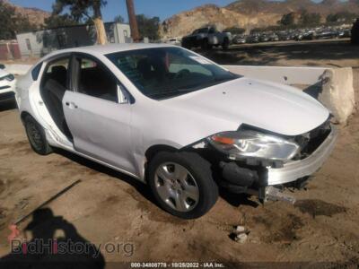 2015 Dodge DART SE, белый — VIN 1C3CDFAAXFD353010, IAAI
