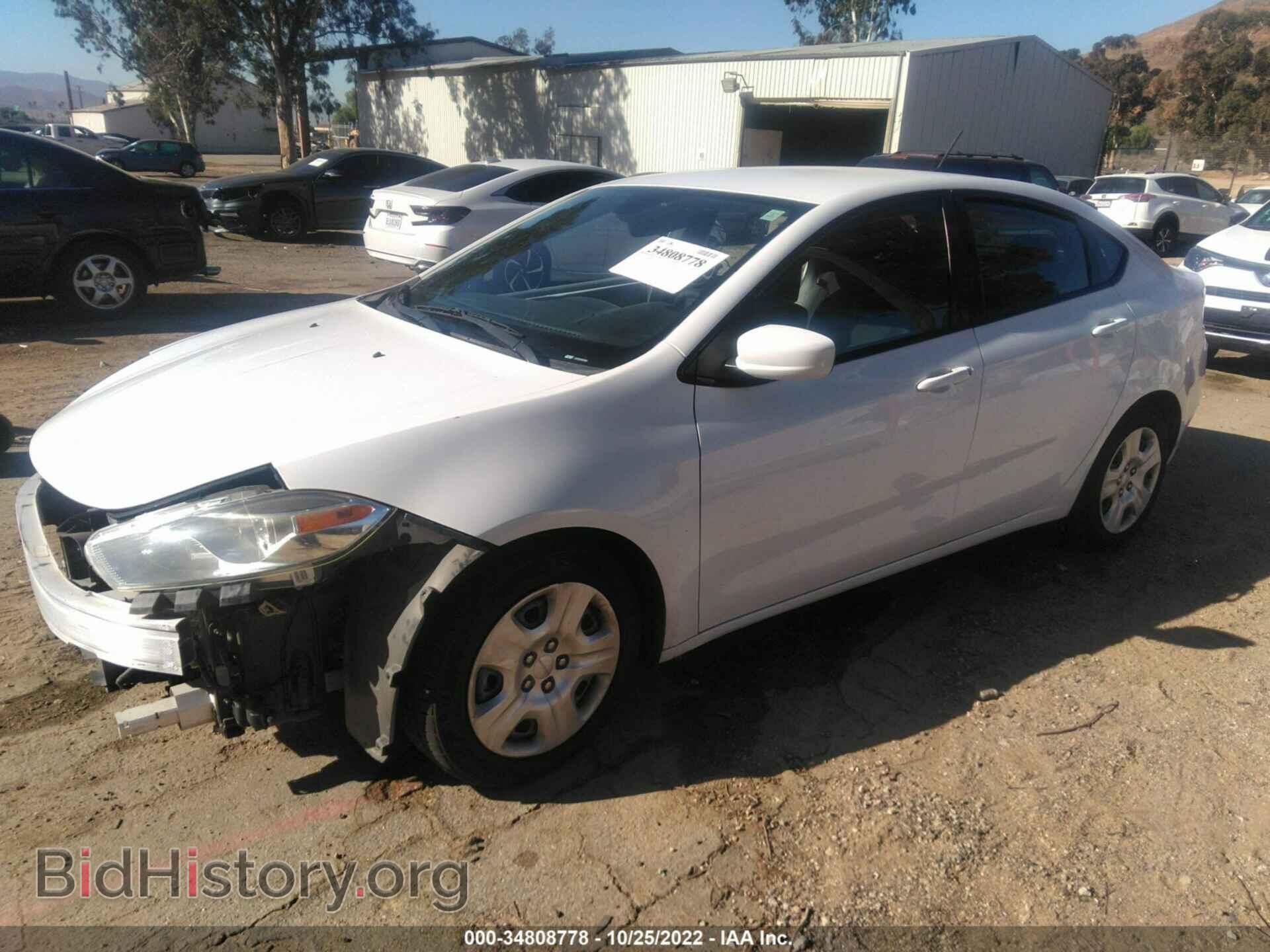 2015 DODGE DART - VIN: 1C3CDFAAXFD353010 - Фото 2