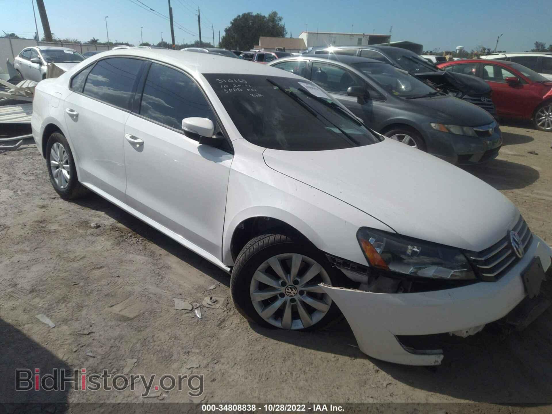 Photo 1VWAP7A37DC082702 - VOLKSWAGEN PASSAT 2013