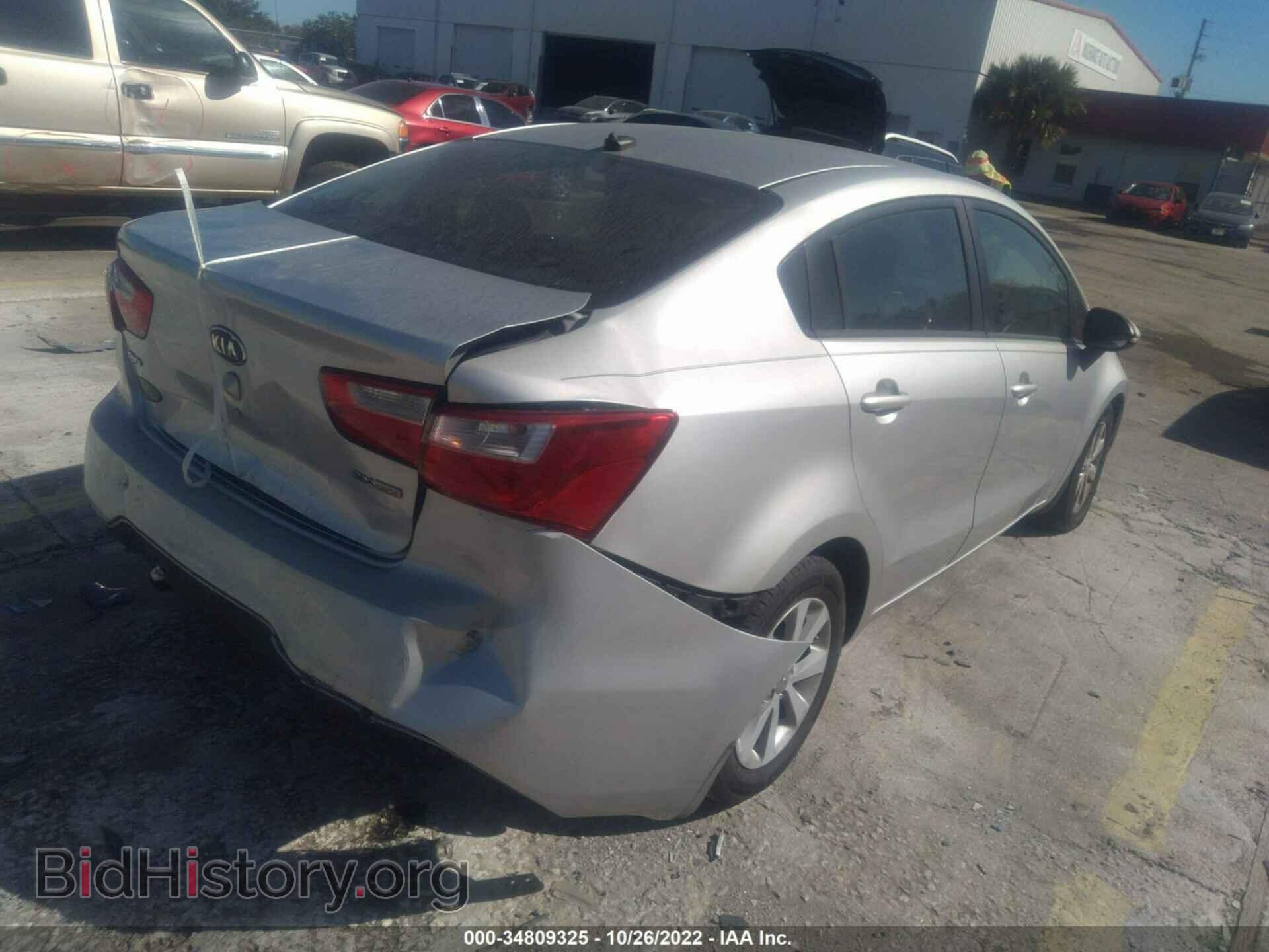 2013 KIA RIO - VIN: KNADN4A35D6144890 - Фото 4