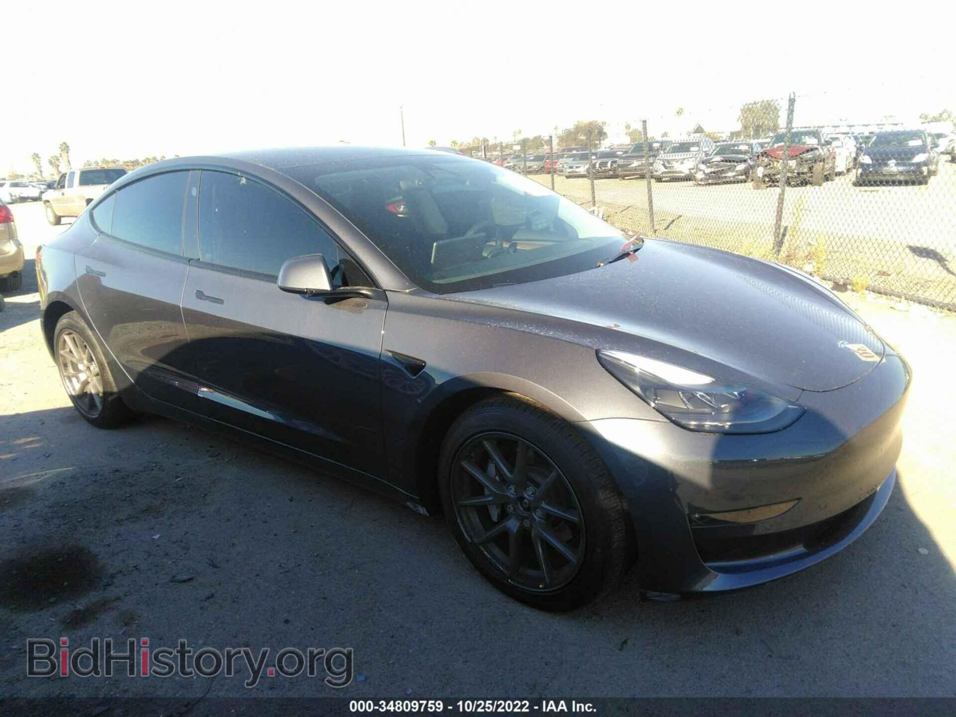 Фотография 5YJ3E1EB9NF124775 - TESLA MODEL 3 2022