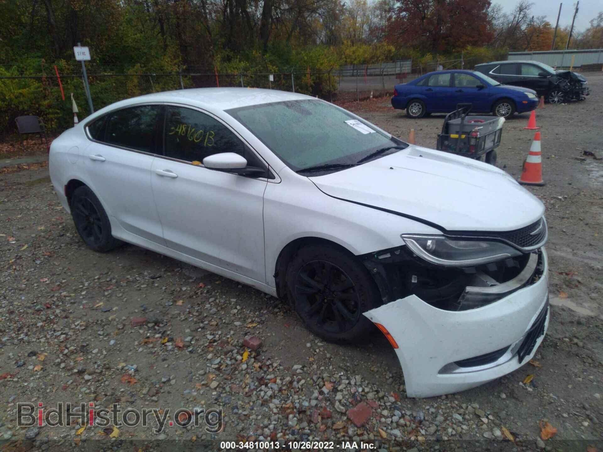 Фотография 1C3CCCAB5FN593487 - CHRYSLER 200 2015