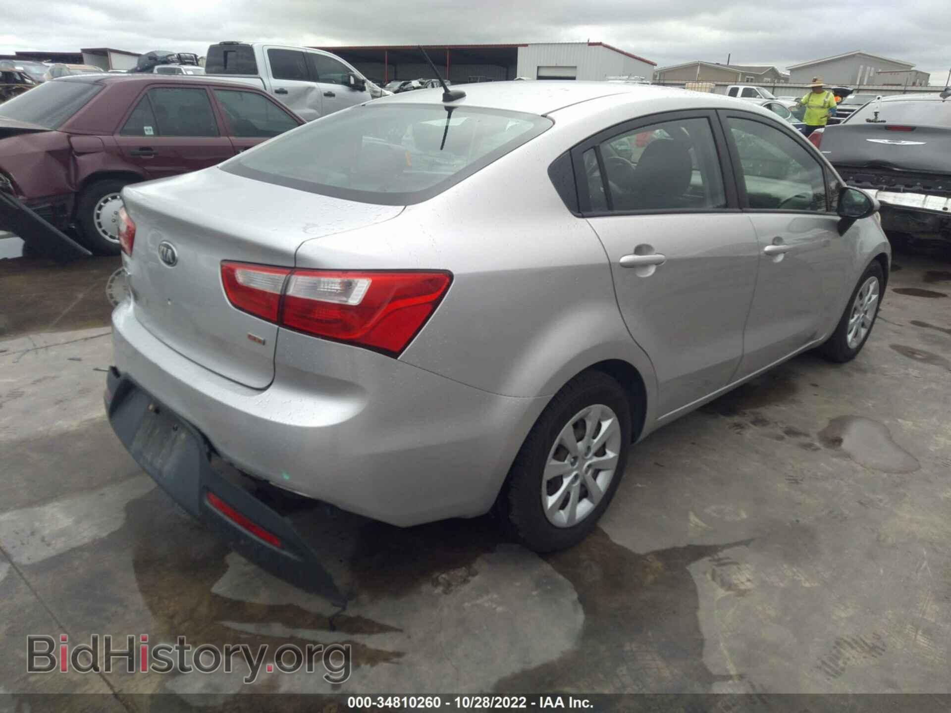 2013 KIA RIO - VIN: KNADM4A31D6134263 - Фото 4
