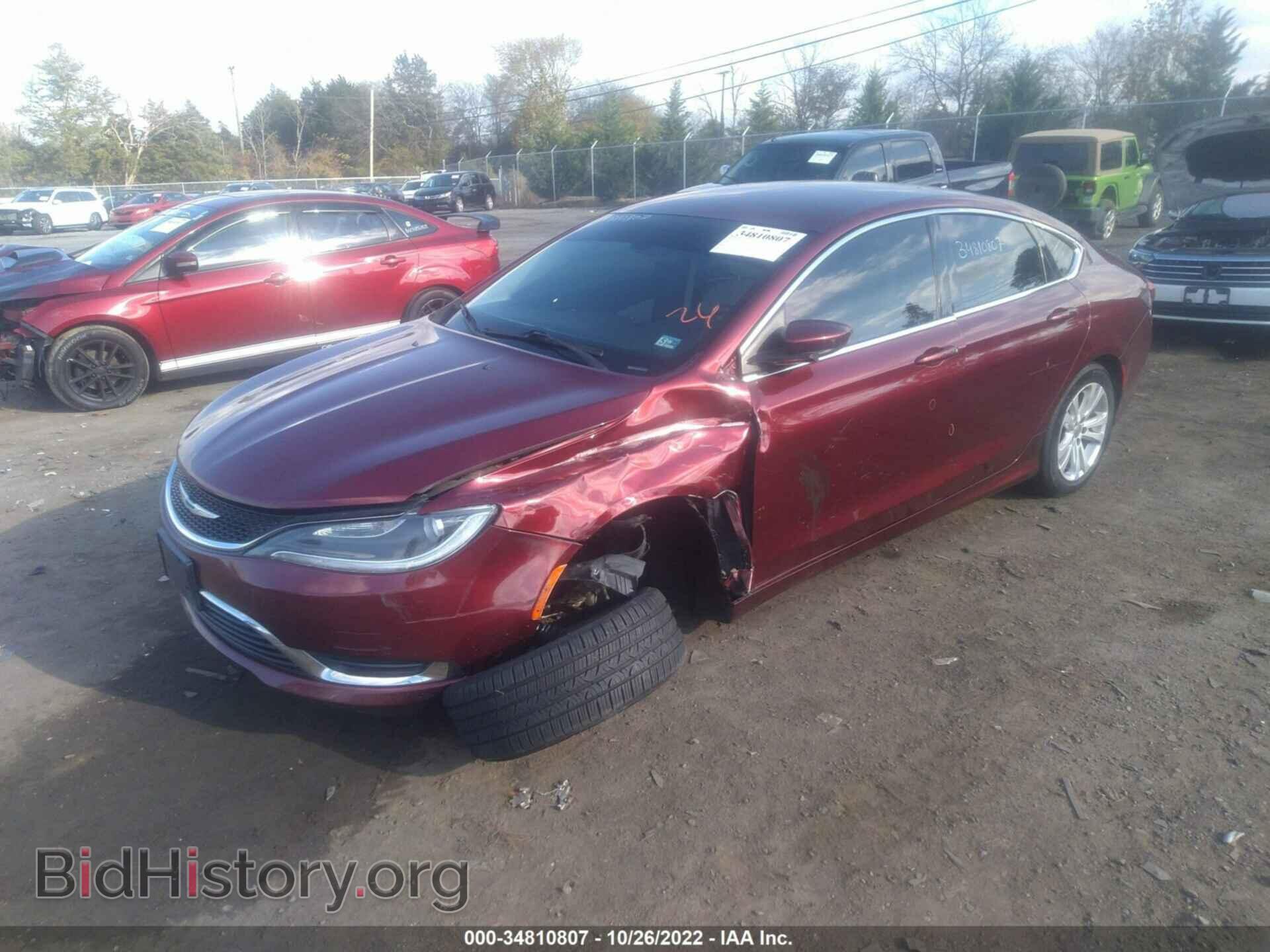 2016 CHRYSLER 200 - VIN: 1C3CCCAB1GN120316 - Фото 2