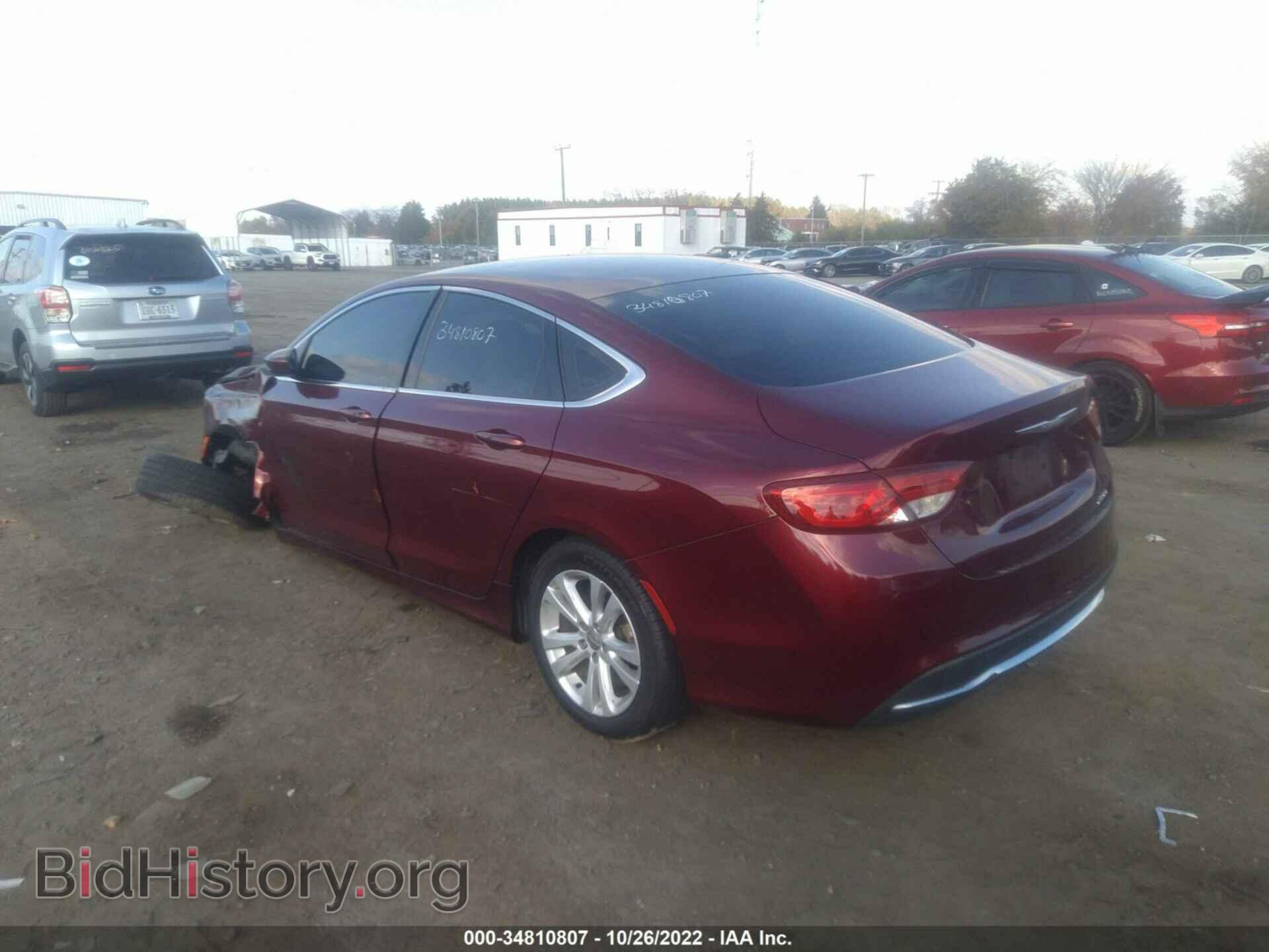 2016 CHRYSLER 200 - VIN: 1C3CCCAB1GN120316 - Фото 3