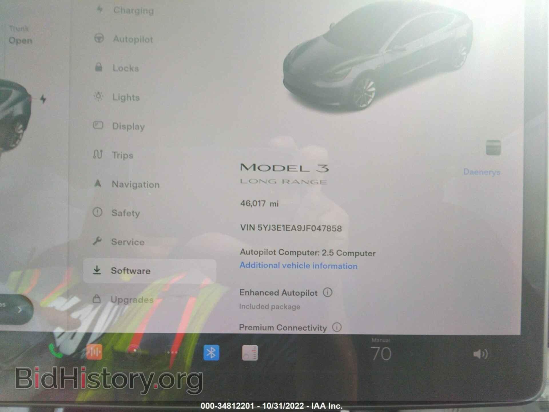 2018 TESLA MODEL 3 - VIN: 5YJ3E1EA9JF047858 - Photo 7