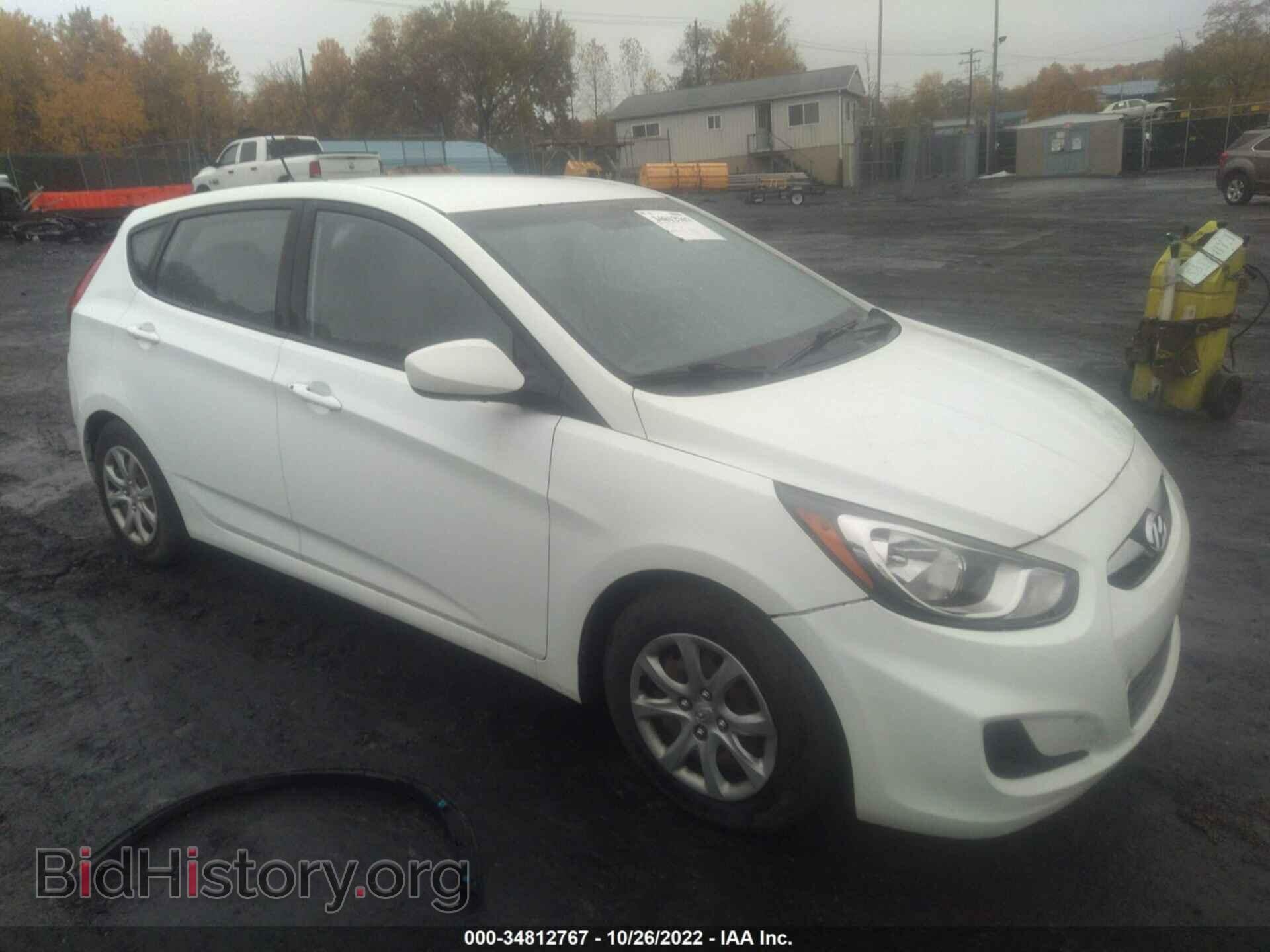 Photo KMHCT5AE7CU044002 - HYUNDAI ACCENT 2012