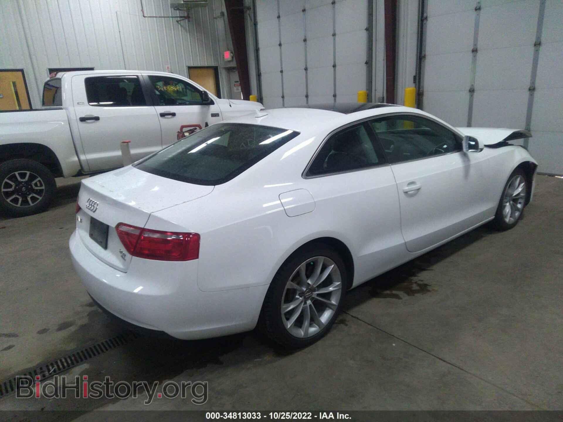 2013 AUDI A5 - VIN: WAUGFAFR8DA054488 - Фото 4
