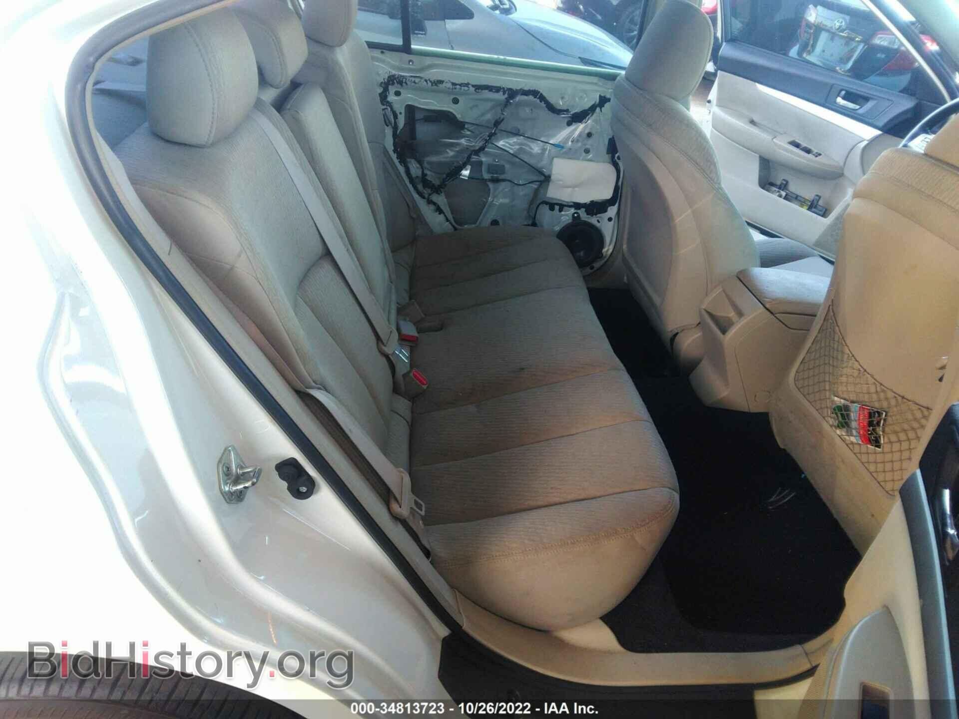2010 SUBARU LEGACY - VIN: 4S3BMAA61A1218336 - Фото 8