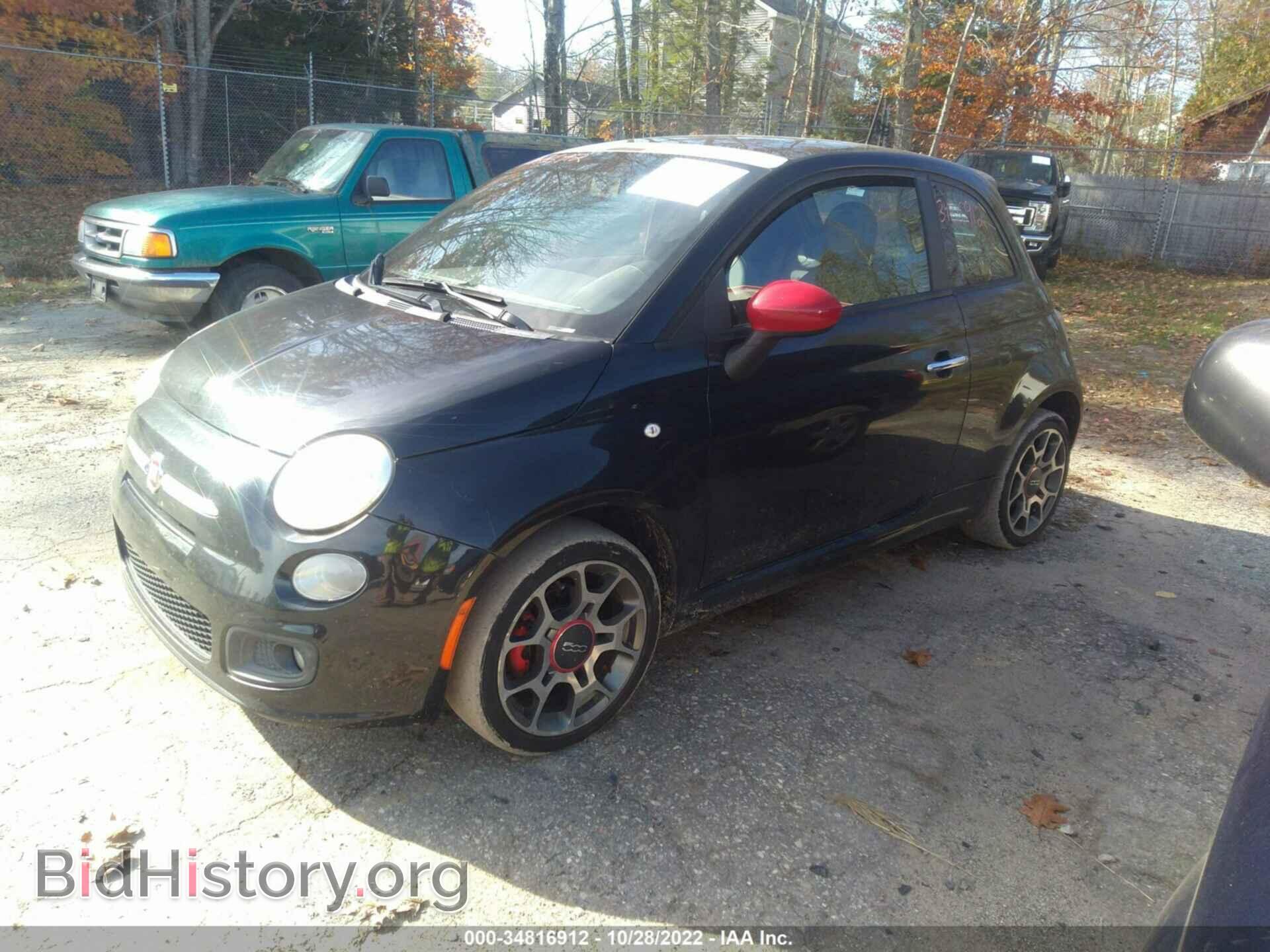 2012 FIAT 500 - VIN: 3C3CFFBR6CT169381 - Фото 2