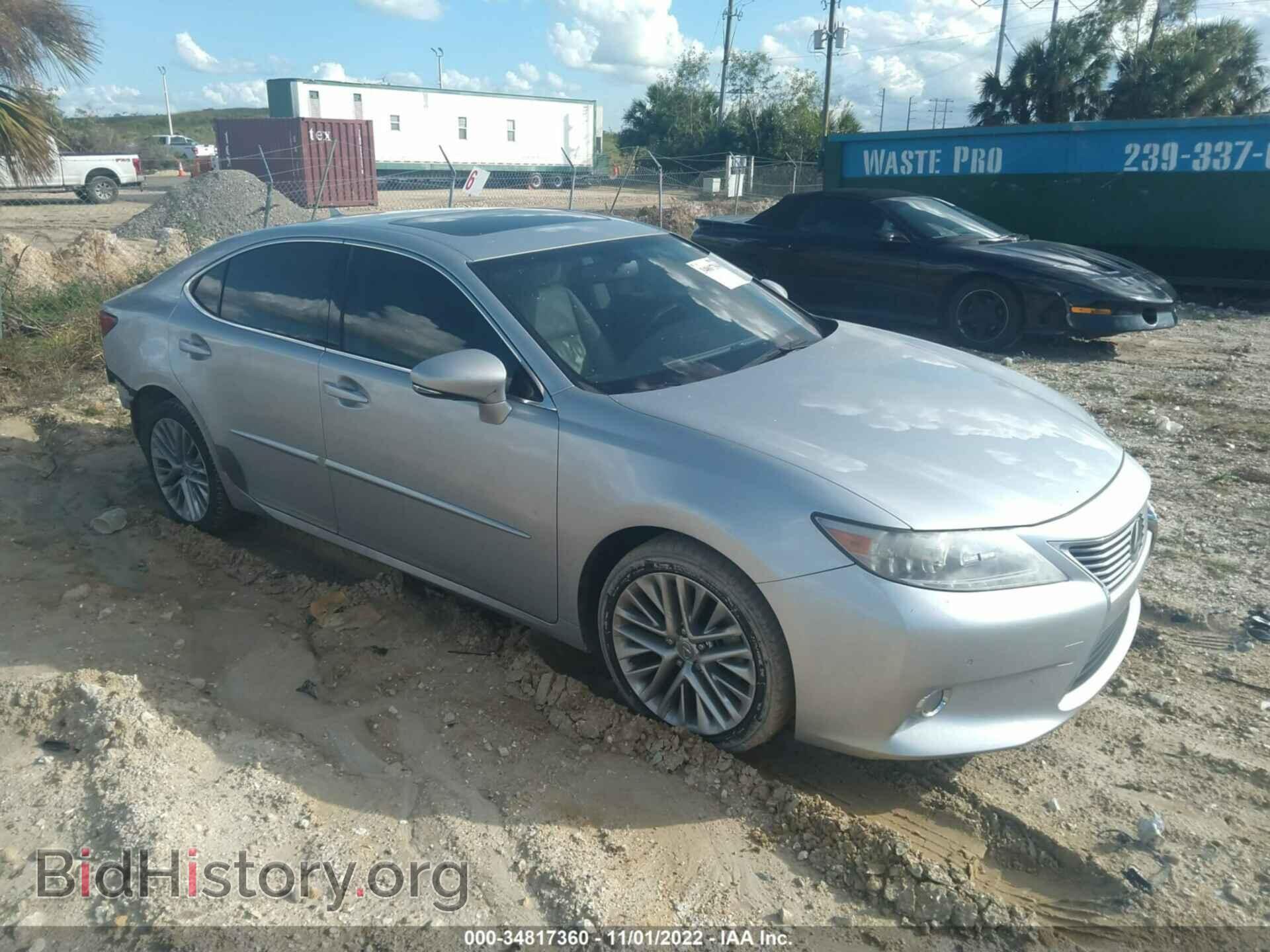 Фотография JTHBK1GG3D2009408 - LEXUS ES 350 2013