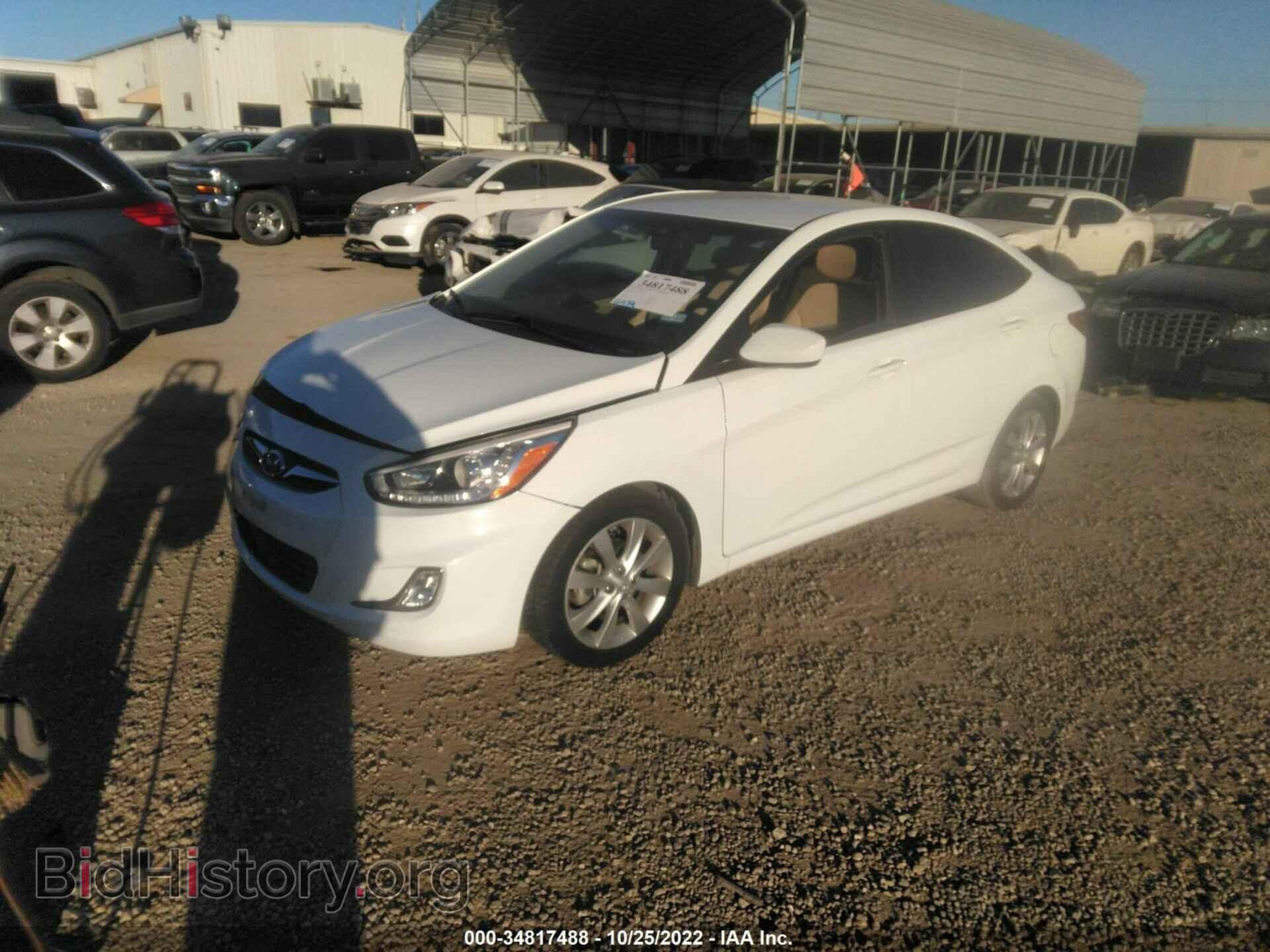 2014 HYUNDAI ACCENT - VIN: KMHCU4AE9EU761897 - Фото 2