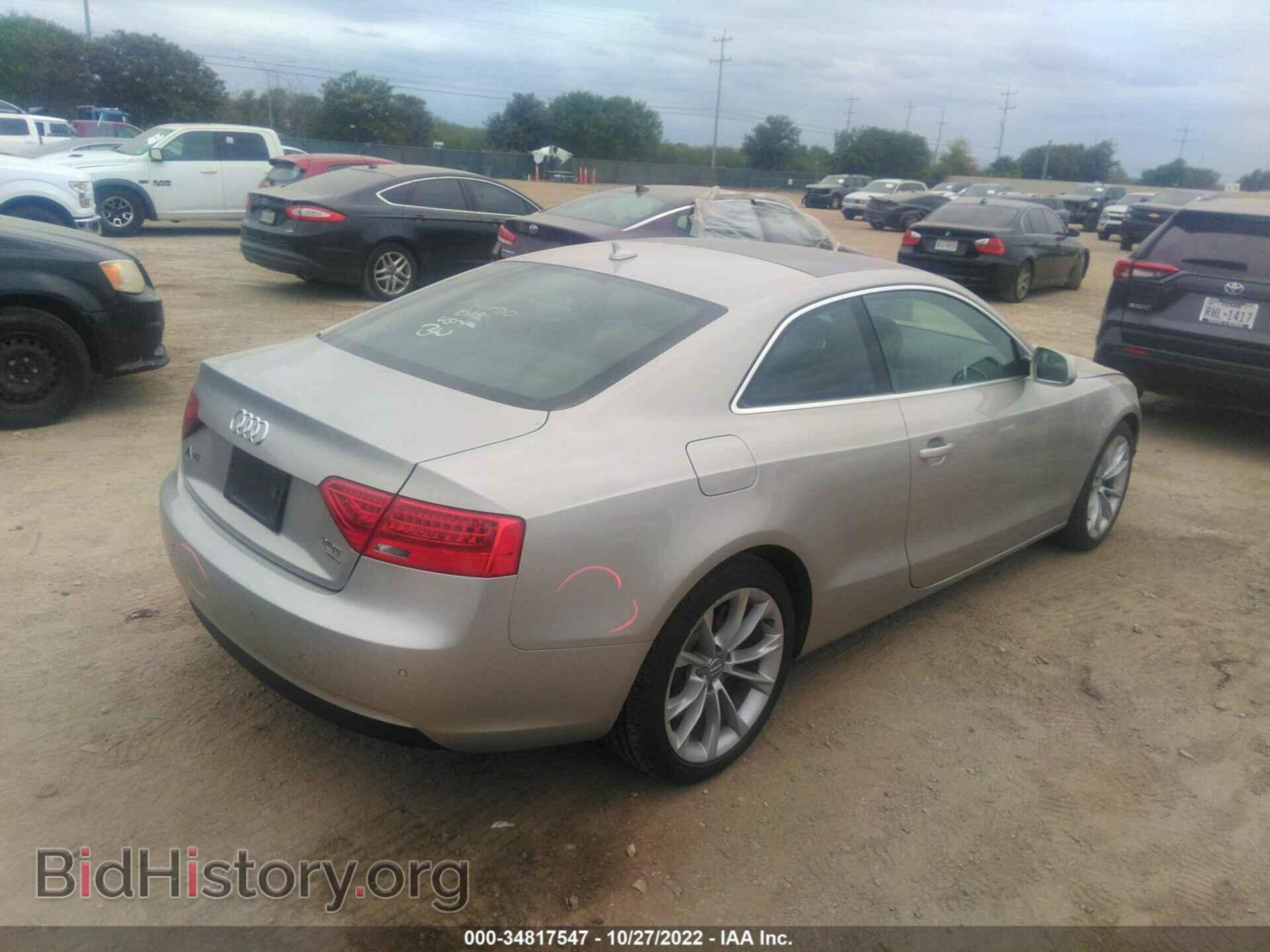 2013 AUDI A5 - VIN: WAULFAFR6DA058196 - Фото 4