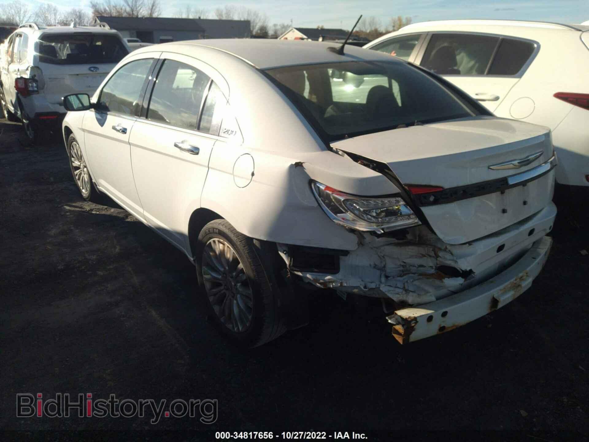 2012 CHRYSLER 200 - VIN: 1C3CCBCB8CN176352 - Фото 3