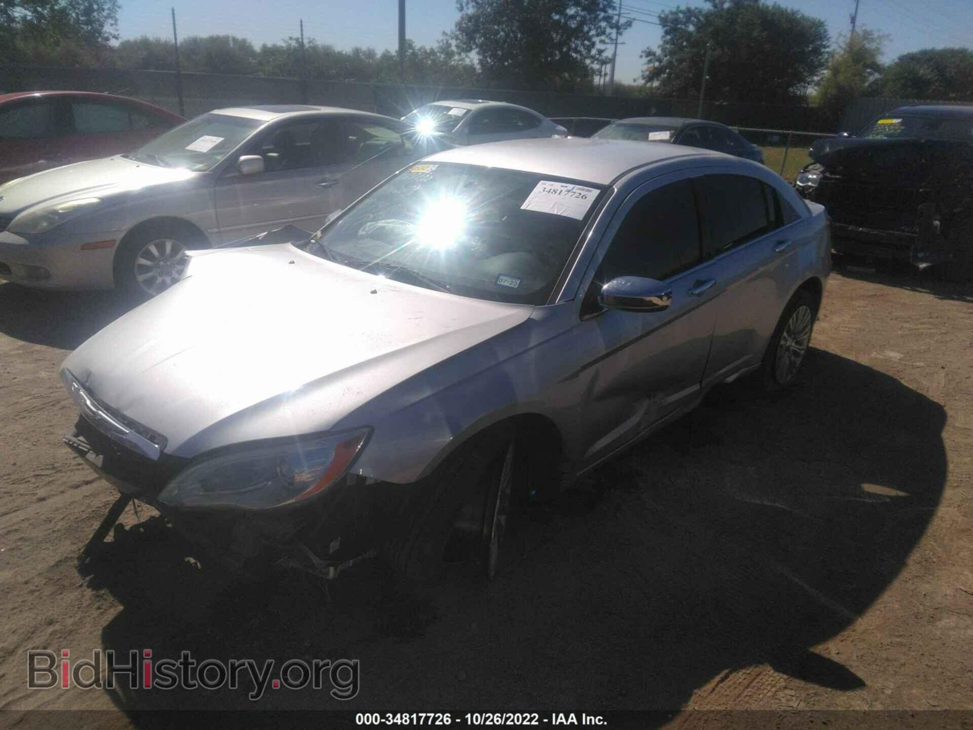 2012 CHRYSLER 200 - VIN: 1C3CCBCB4CN178874 - Фото 2