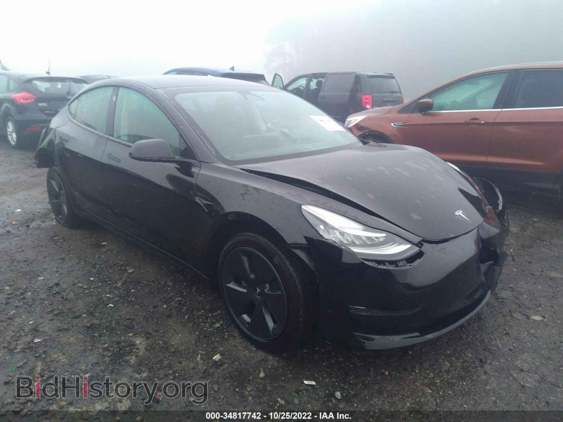 Photo 5YJ3E1EB6NF261723 - TESLA MODEL 3 2022