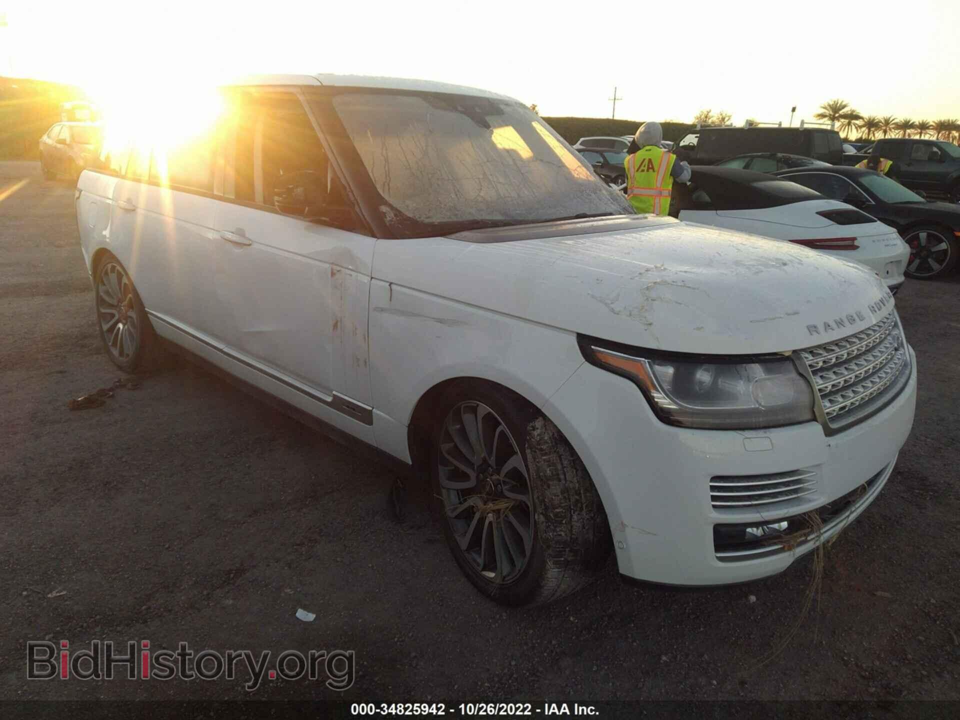 Photo SALGV5FE2HA366637 - LAND ROVER RANGE ROVER 2017