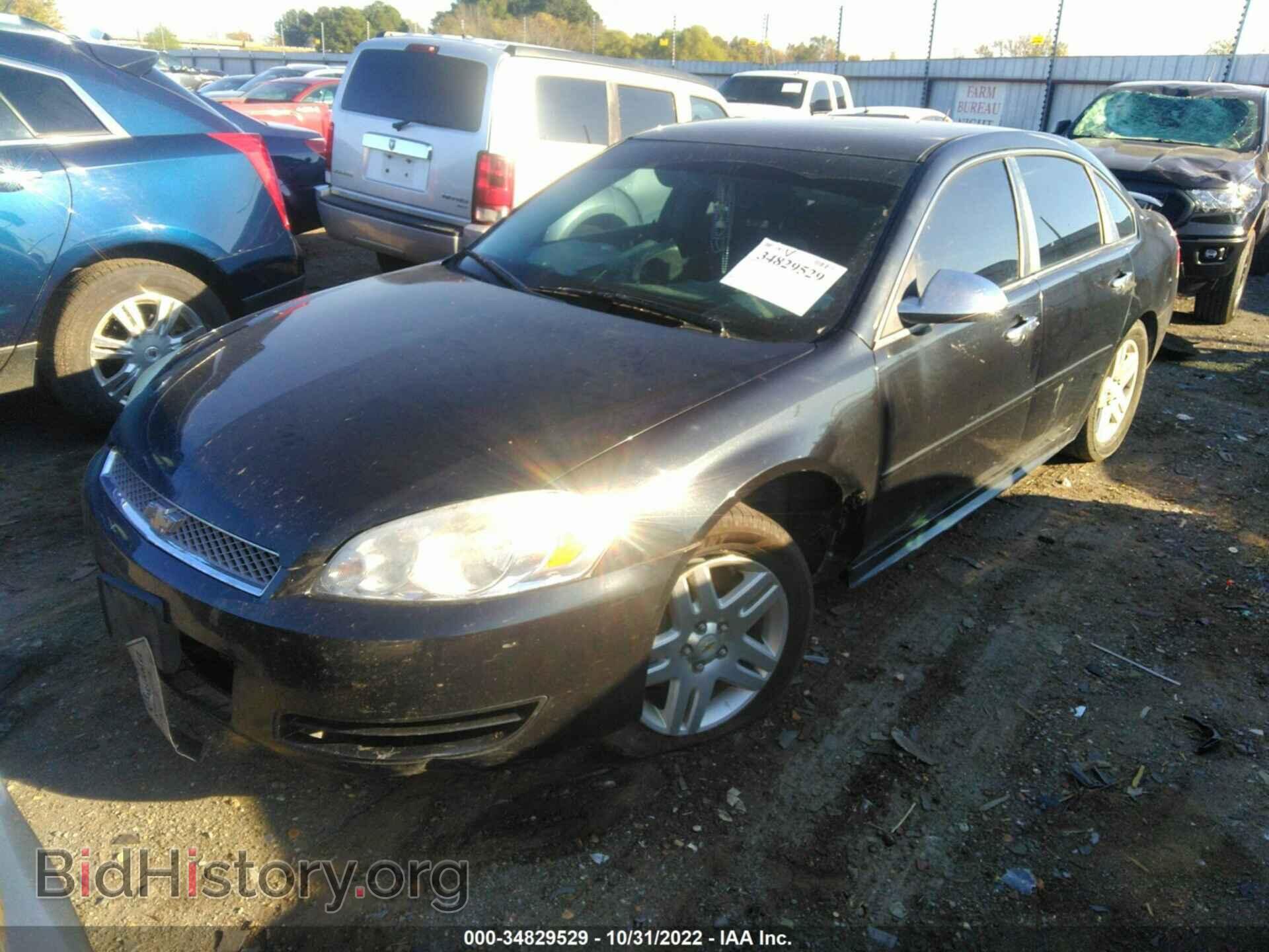 2012 CHEVROLET IMPALA - VIN: 2G1WB5E37C1205904 - Фото 2
