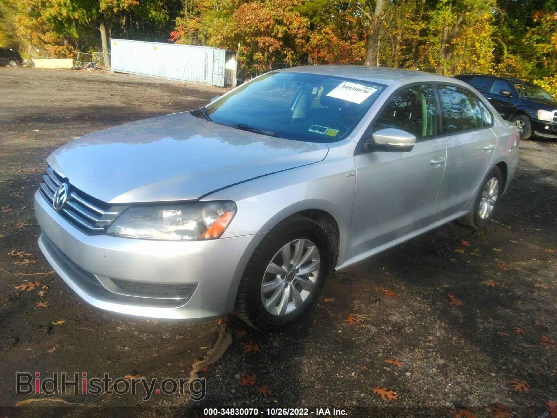 2014 VOLKSWAGEN PASSAT - VIN: 1VWAT7A32EC070454 - Фото 2