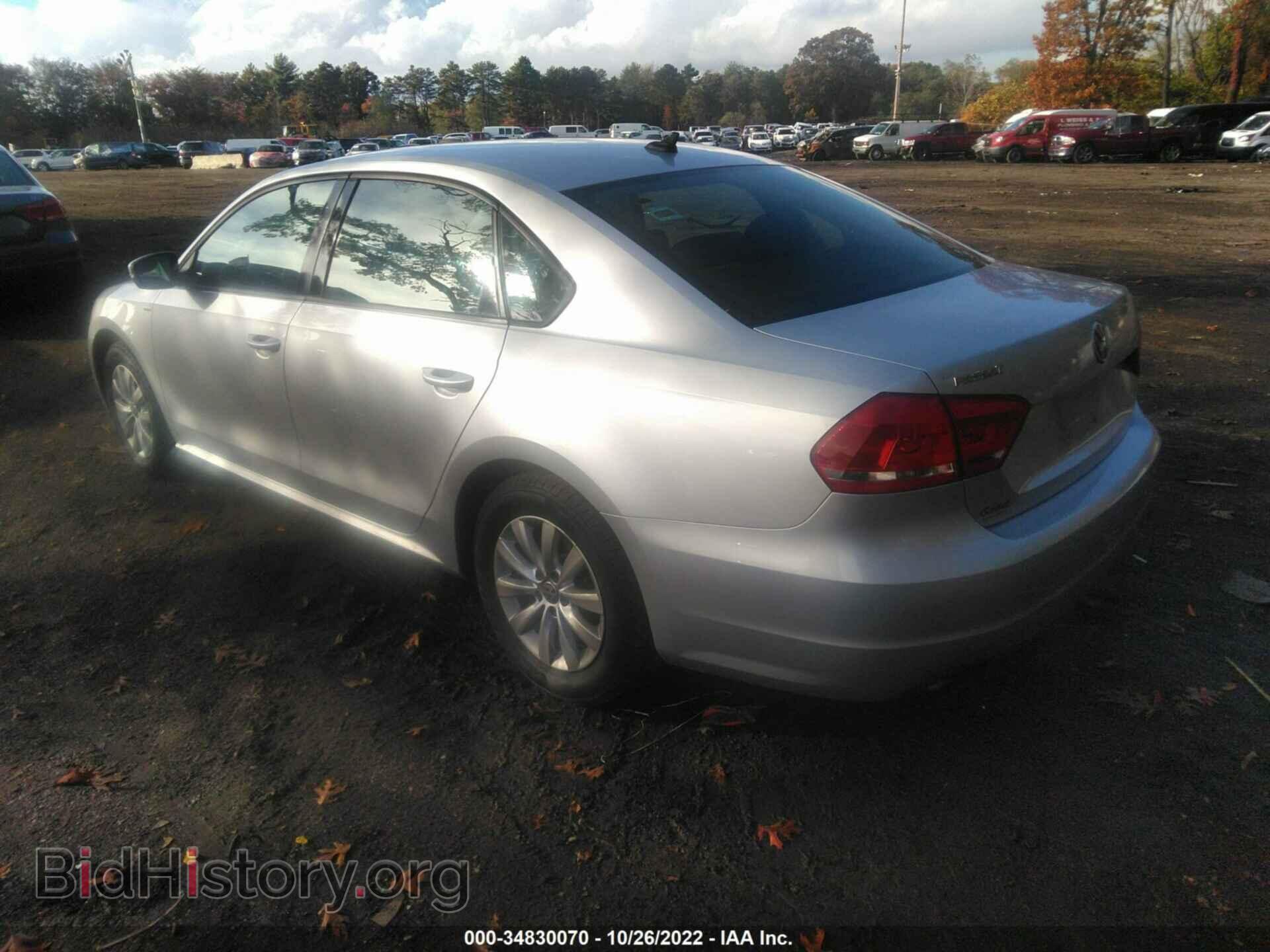 2014 VOLKSWAGEN PASSAT - VIN: 1VWAT7A32EC070454 - Фото 3
