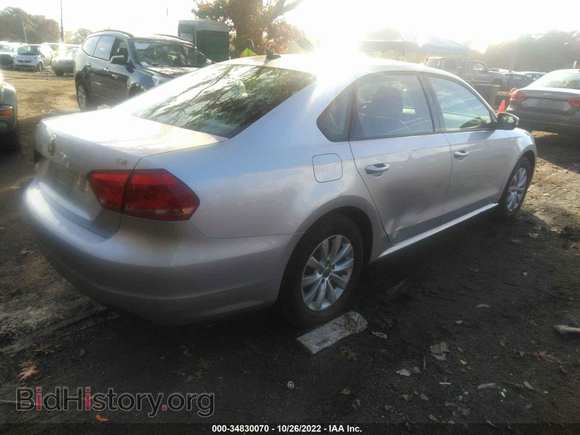 2014 VOLKSWAGEN PASSAT - VIN: 1VWAT7A32EC070454 - Фото 4