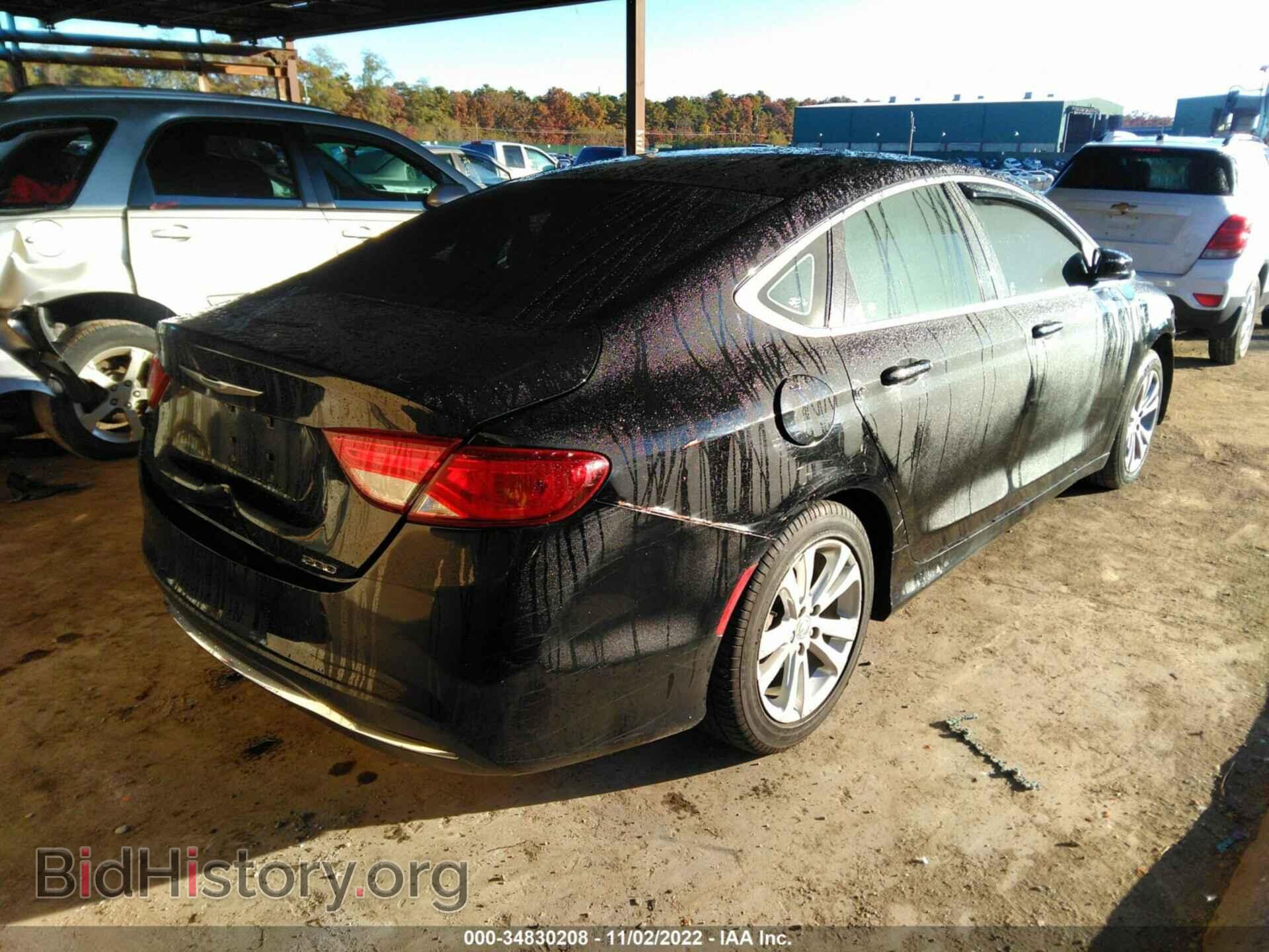 2015 CHRYSLER 200 - VIN: 1C3CCCABXFN542700 - Фото 4