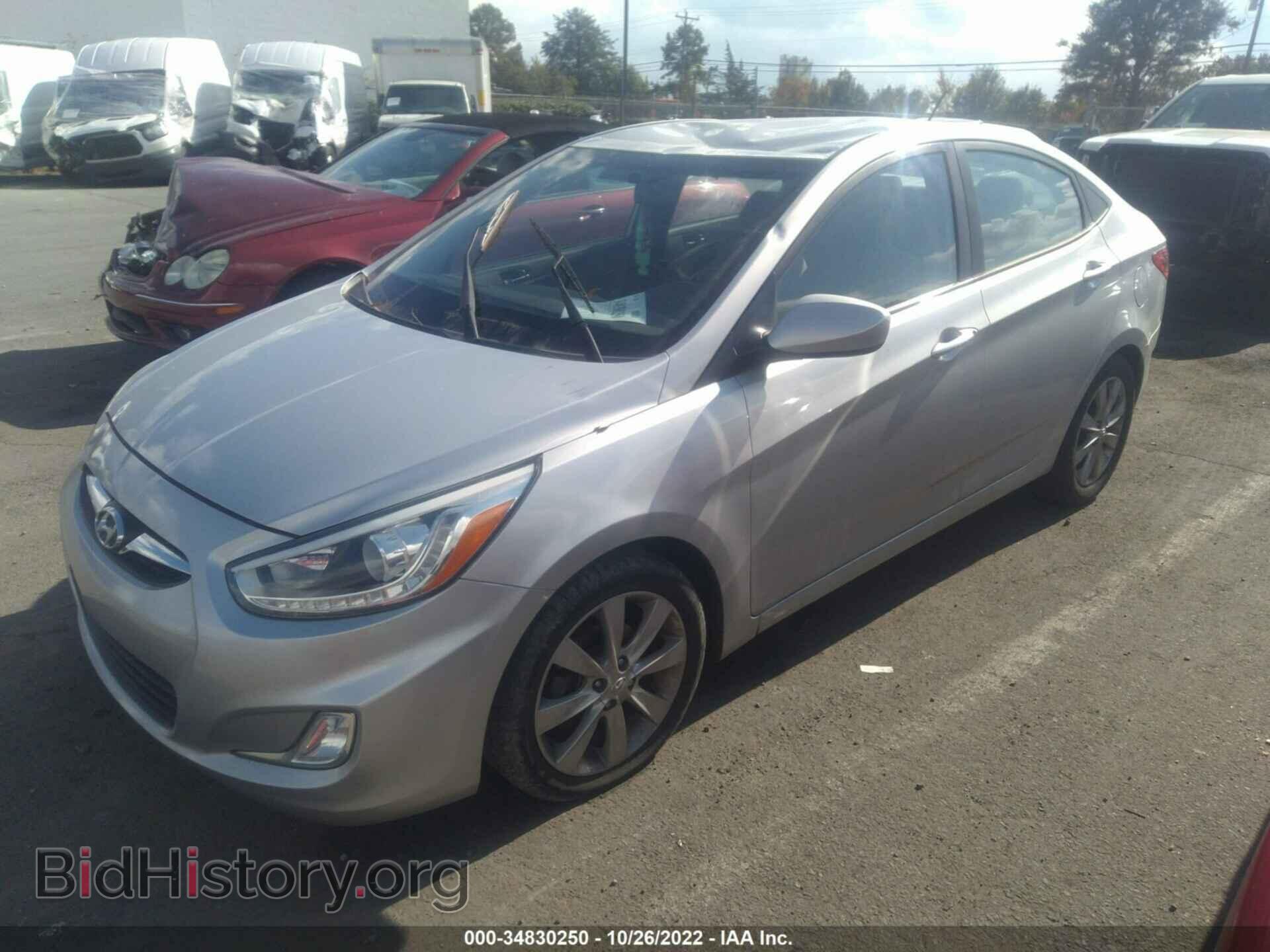 2014 HYUNDAI ACCENT - VIN: KMHCU4AE9EU752780 - Фото 2