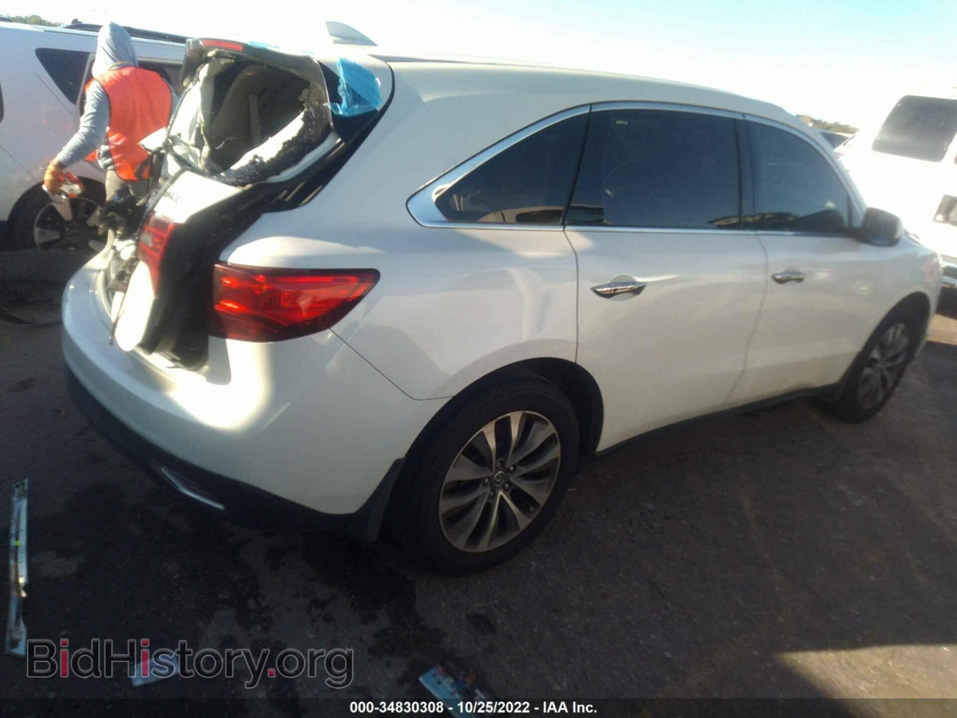 2016 ACURA MDX - VIN: 5FRYD3H48GB018496 - Фото 4