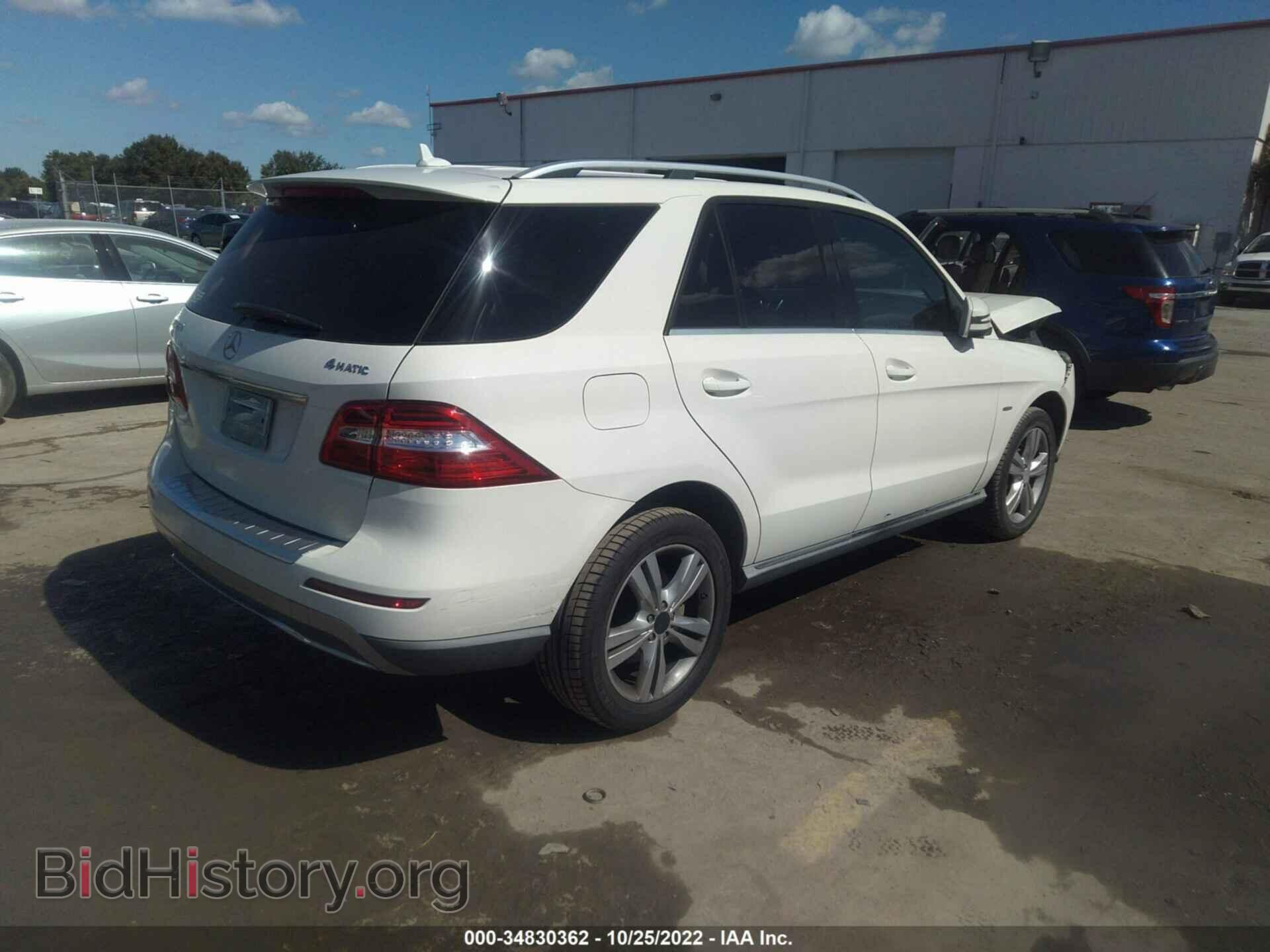 2012 MERCEDES-BENZ M-CLASS - VIN: 4JGDA5HB0CA015075 - Фото 4