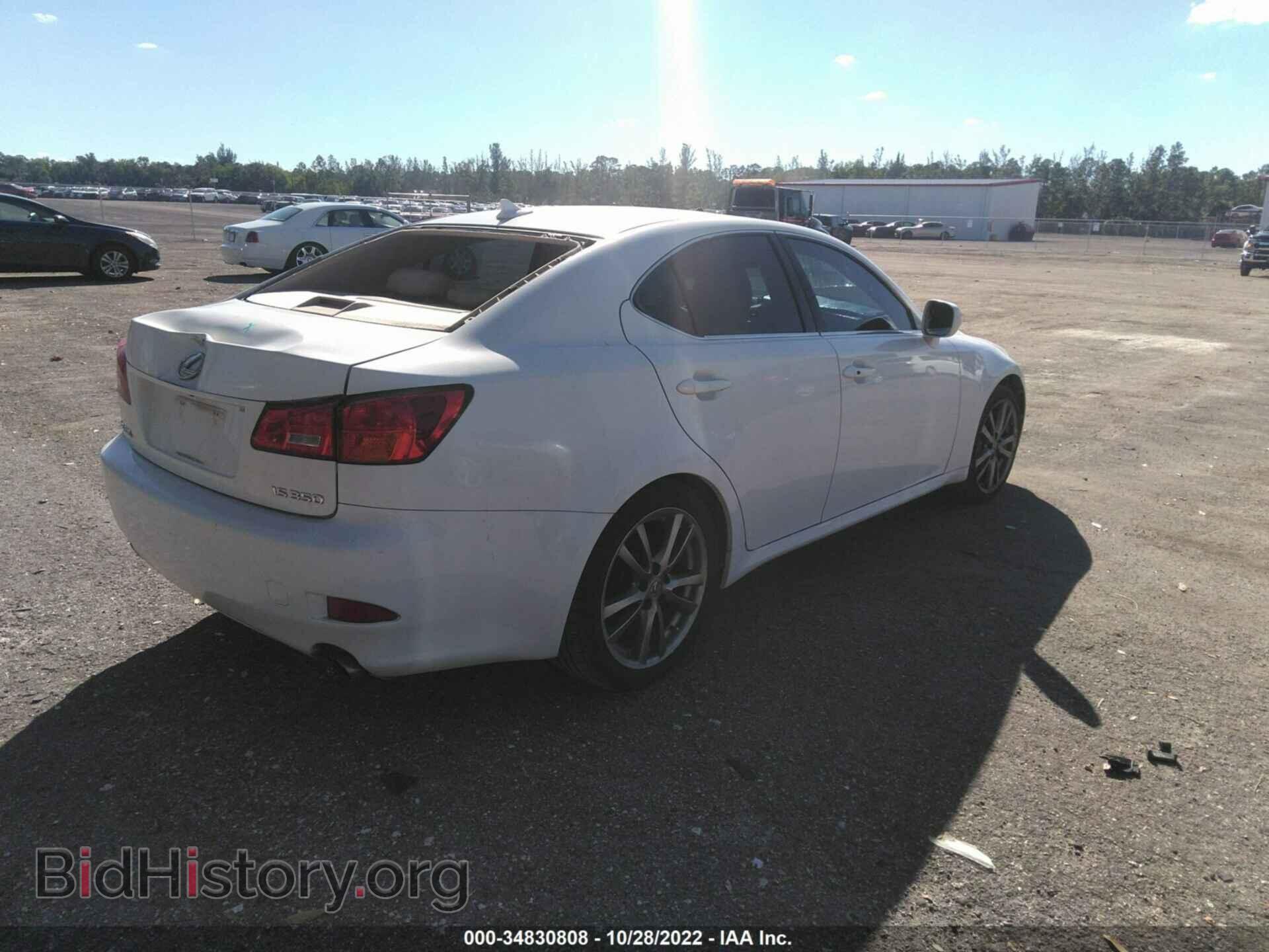 2008 LEXUS IS 350 - VIN: JTHBE262582014134 - Фото 4