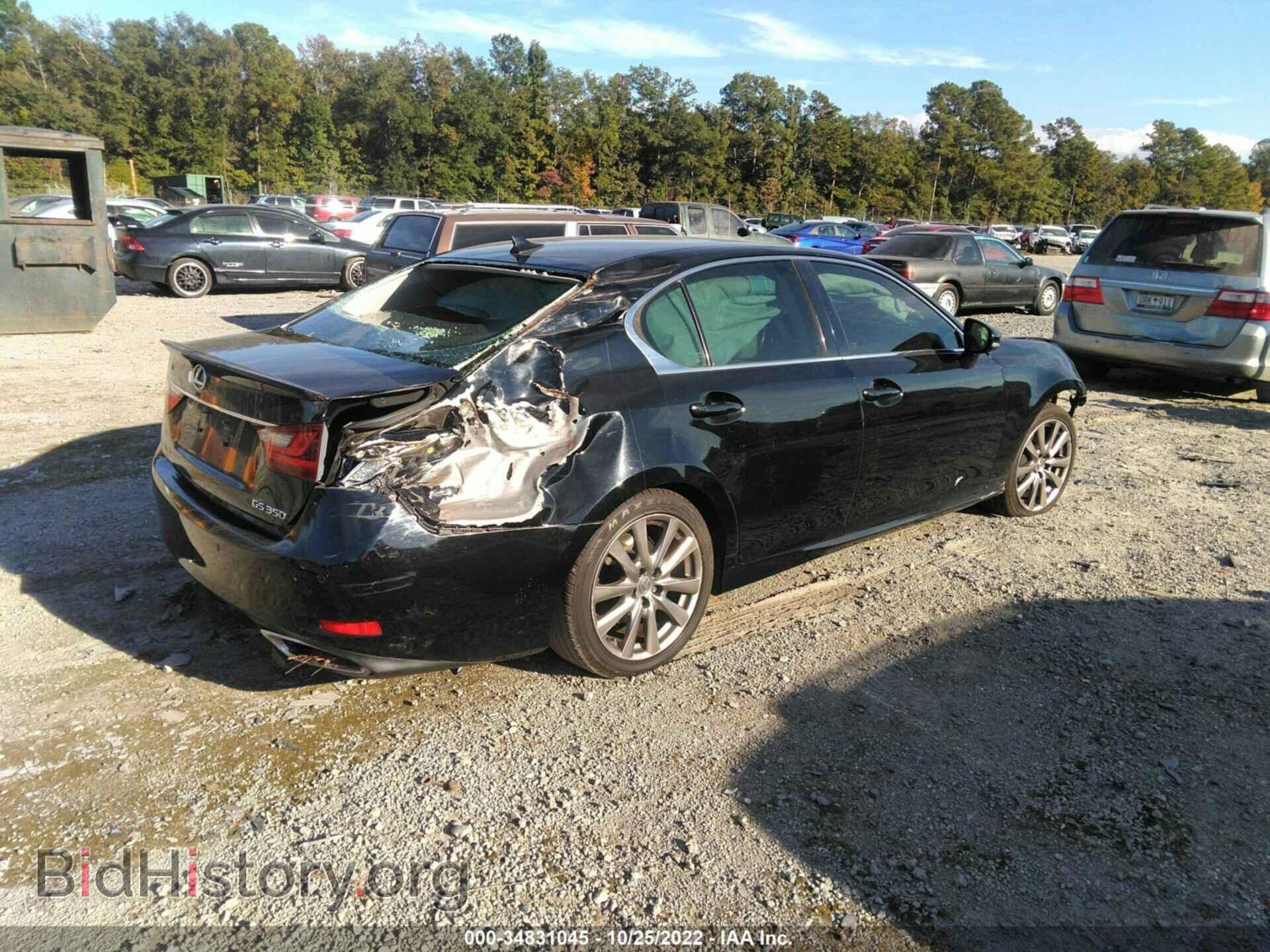 2013 LEXUS GS 350 - VIN: JTHBE1BL2D5028347 - Фото 4