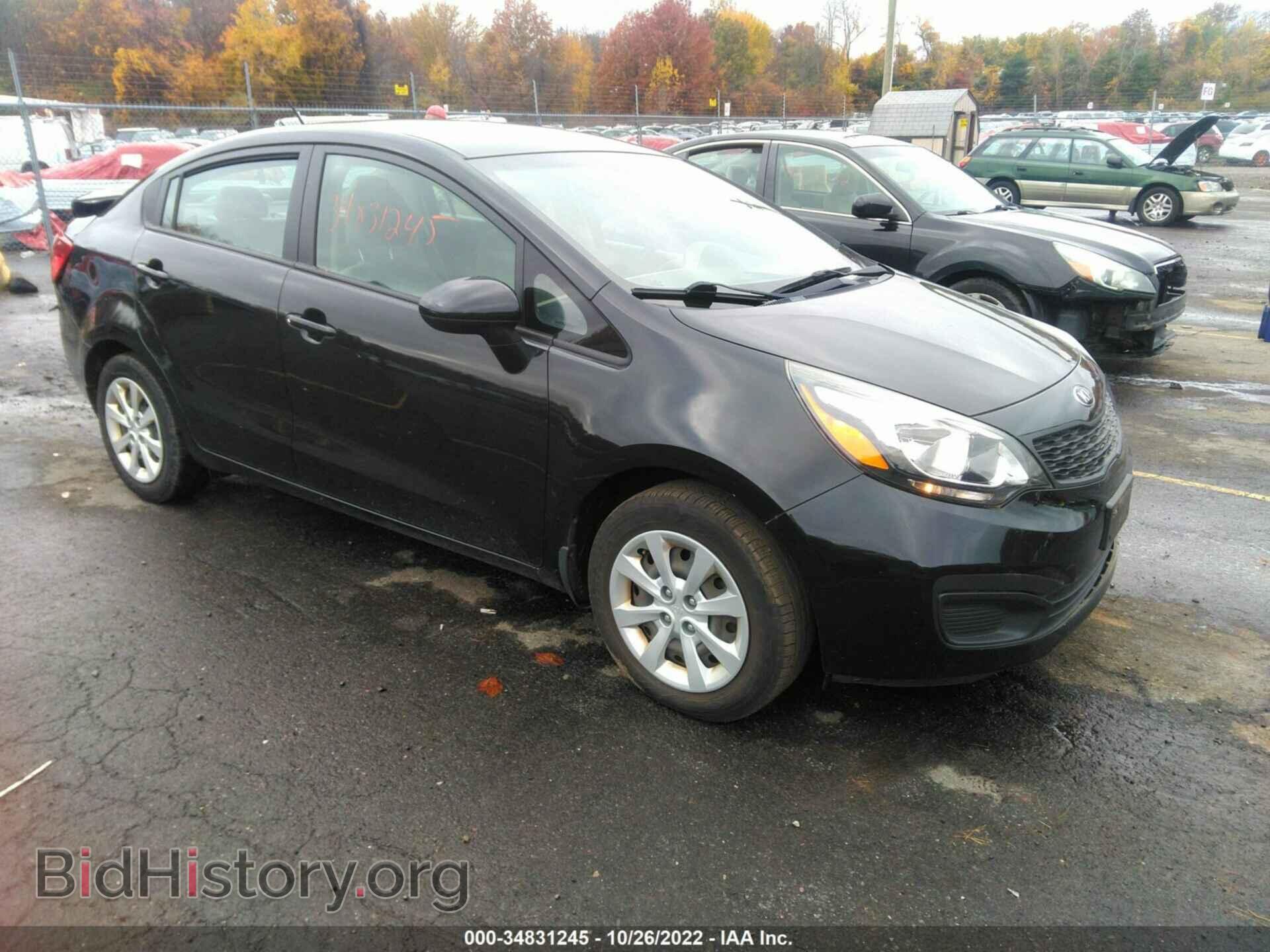 Фотография KNADM4A33F6527877 - KIA RIO 2015