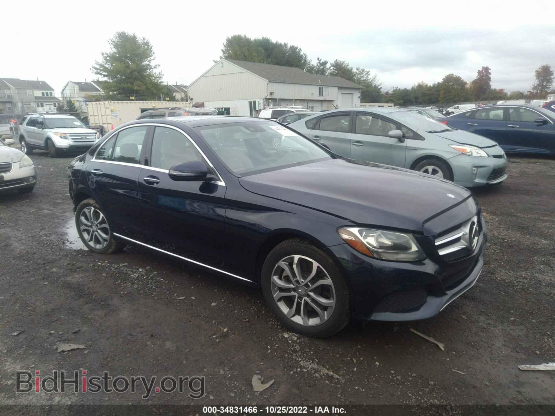 Photo WDDWF4KB6GR141181 - MERCEDES-BENZ C-CLASS 2016