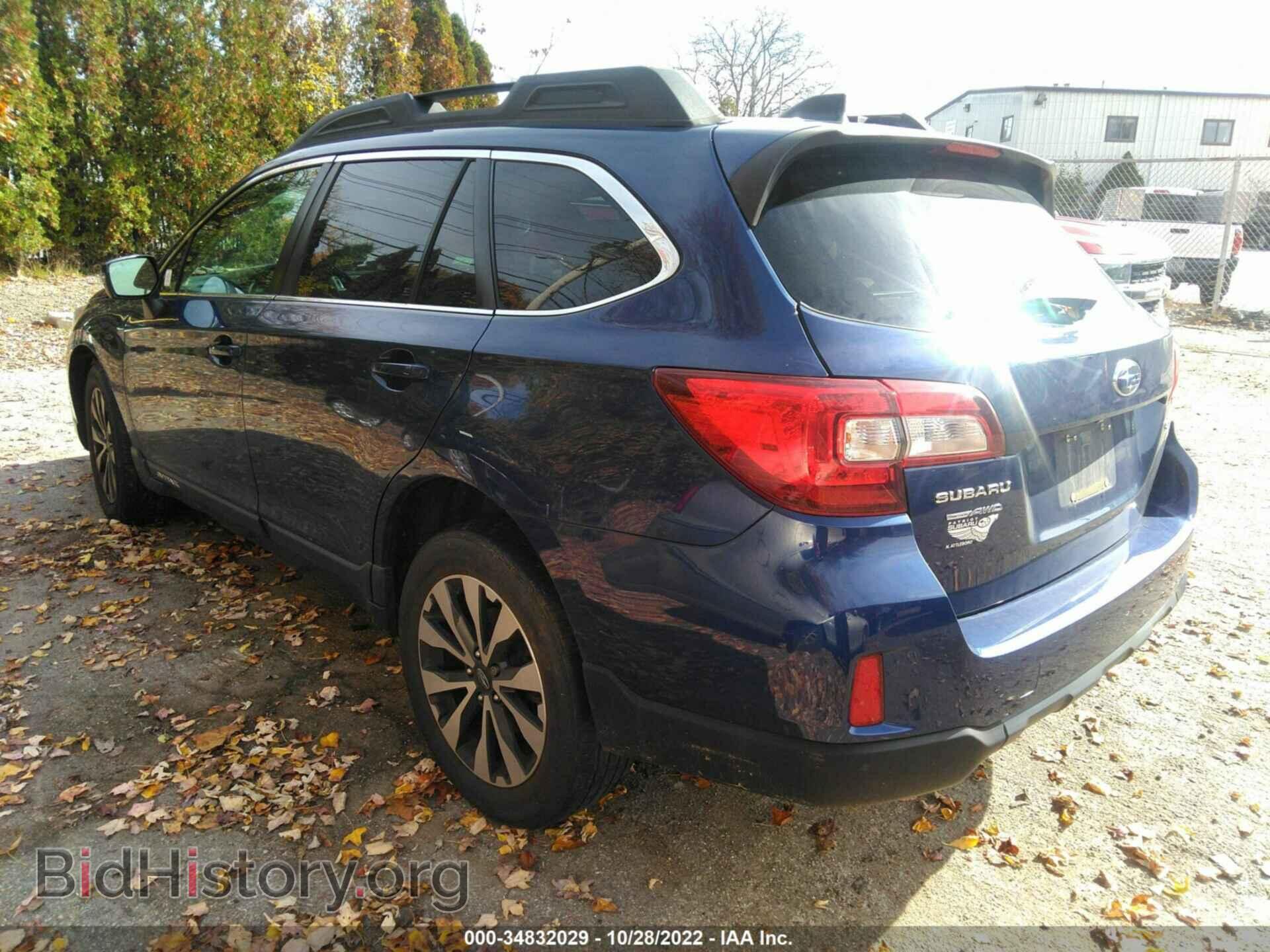 2017 SUBARU OUTBACK - VIN: 4S4BSAKC5H3349323 - Фото 3