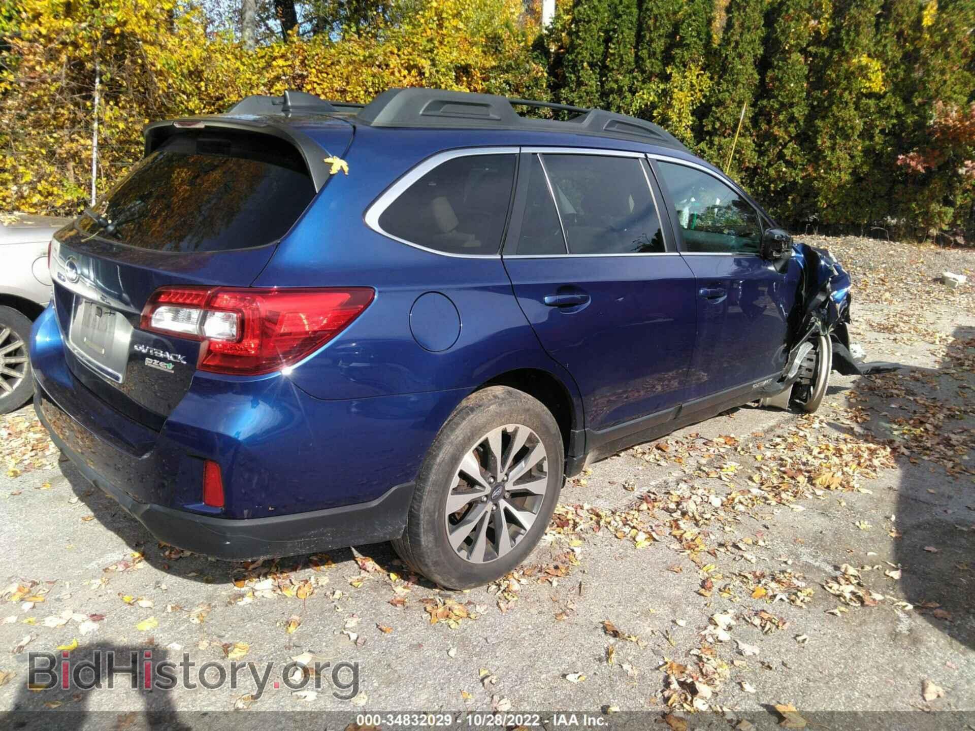 2017 SUBARU OUTBACK - VIN: 4S4BSAKC5H3349323 - Фото 4