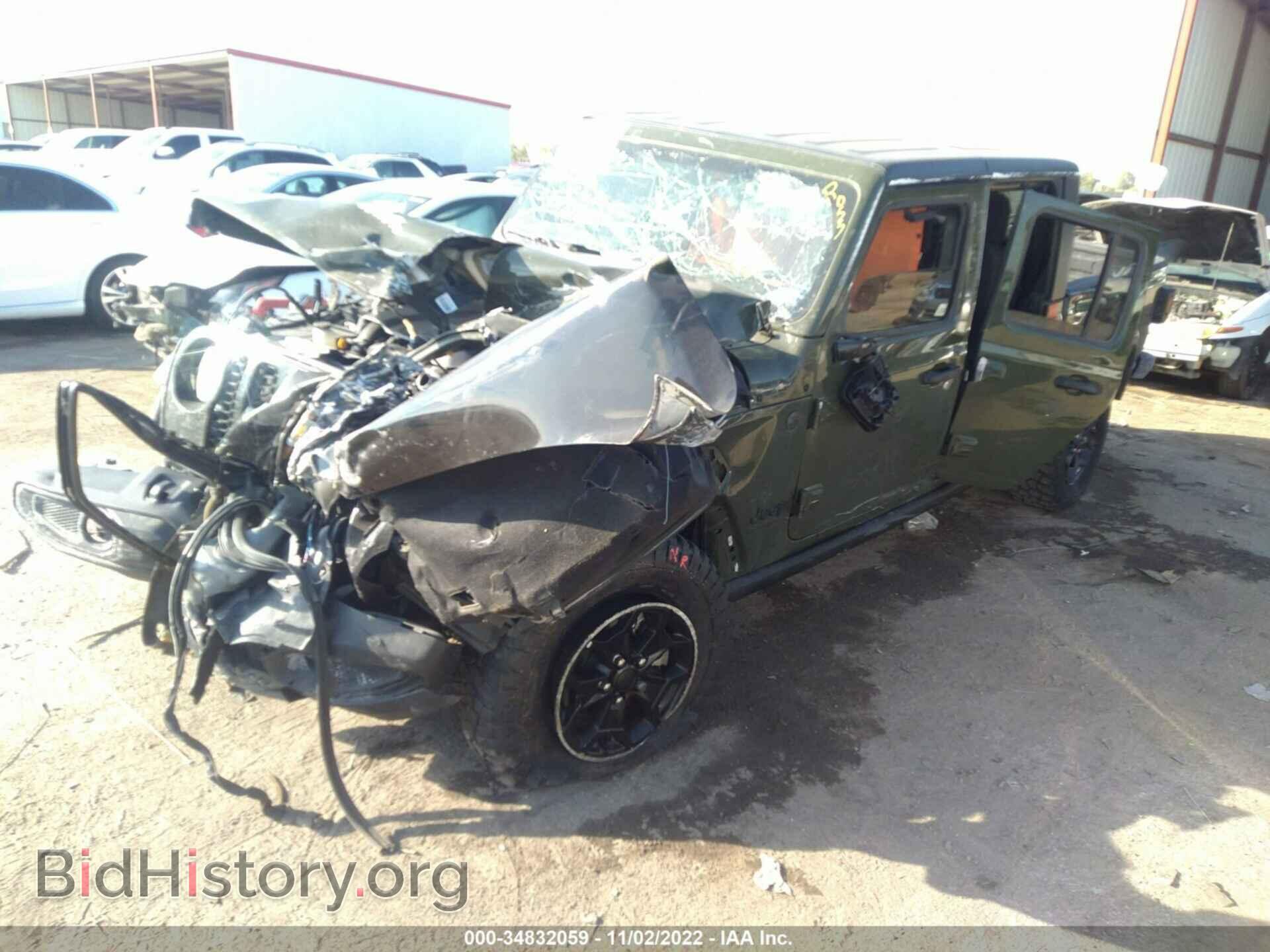 2022 JEEP GLADIATOR - VIN: 1C6JJTAM5NL109054 - Фото 2